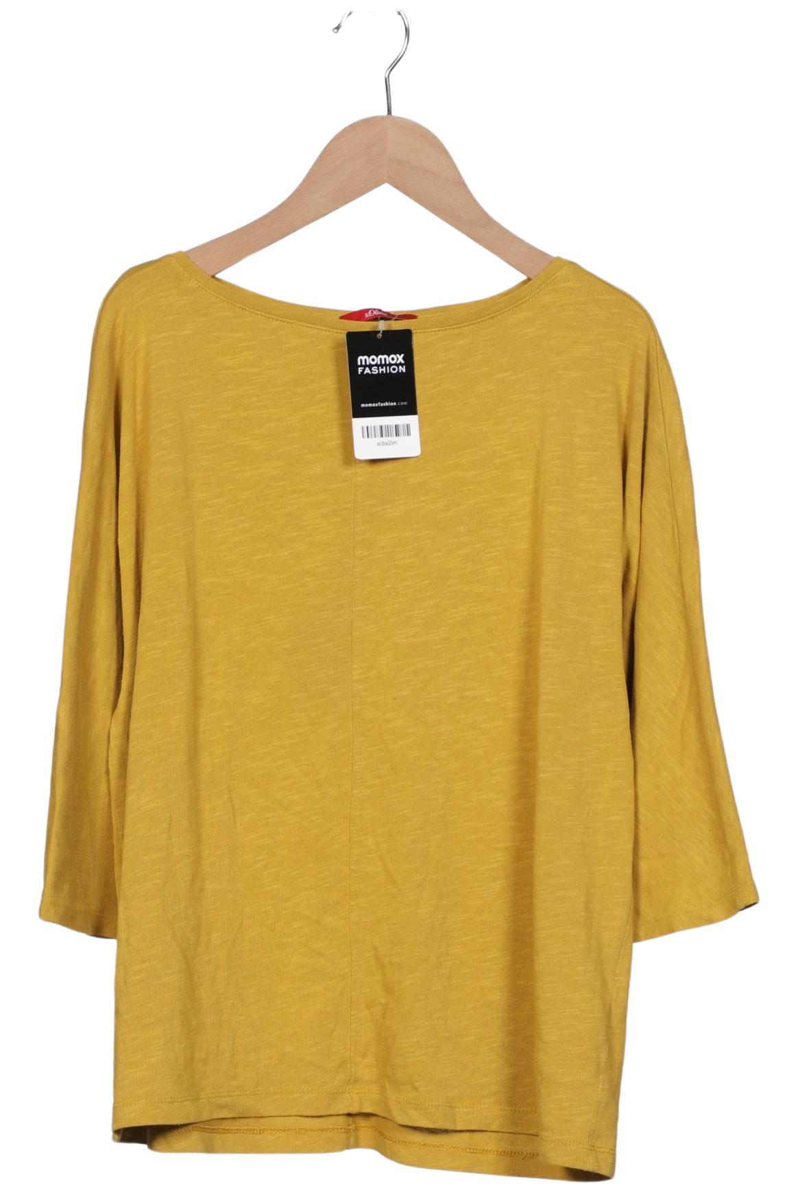 

s.Oliver Damen T-Shirt, gelb, Gr. 38