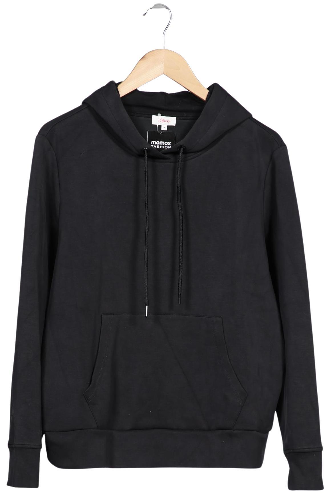 

s.Oliver Damen Kapuzenpullover, schwarz, Gr. 38
