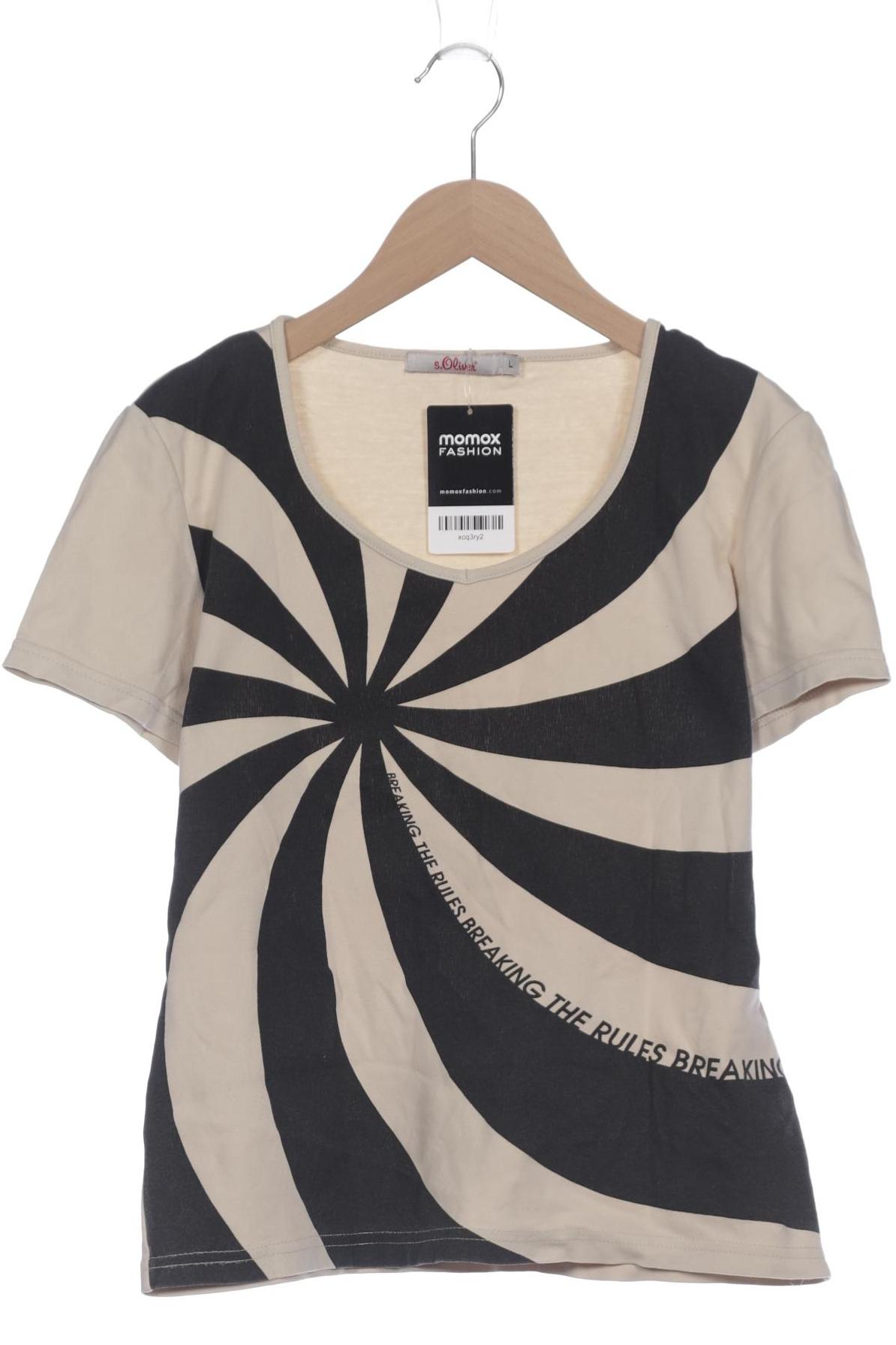 

s.Oliver Damen T-Shirt, beige, Gr. 42