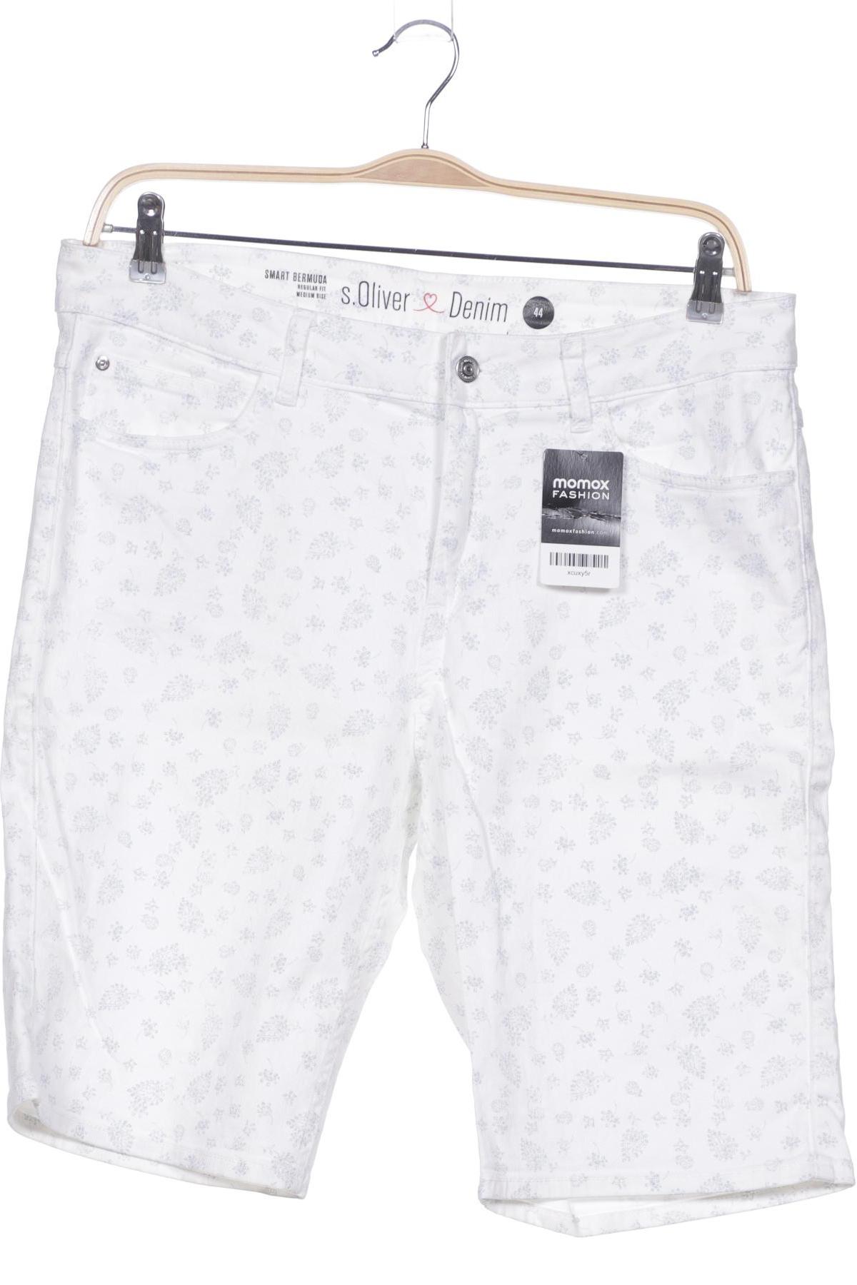 

s.Oliver Damen Shorts, weiß