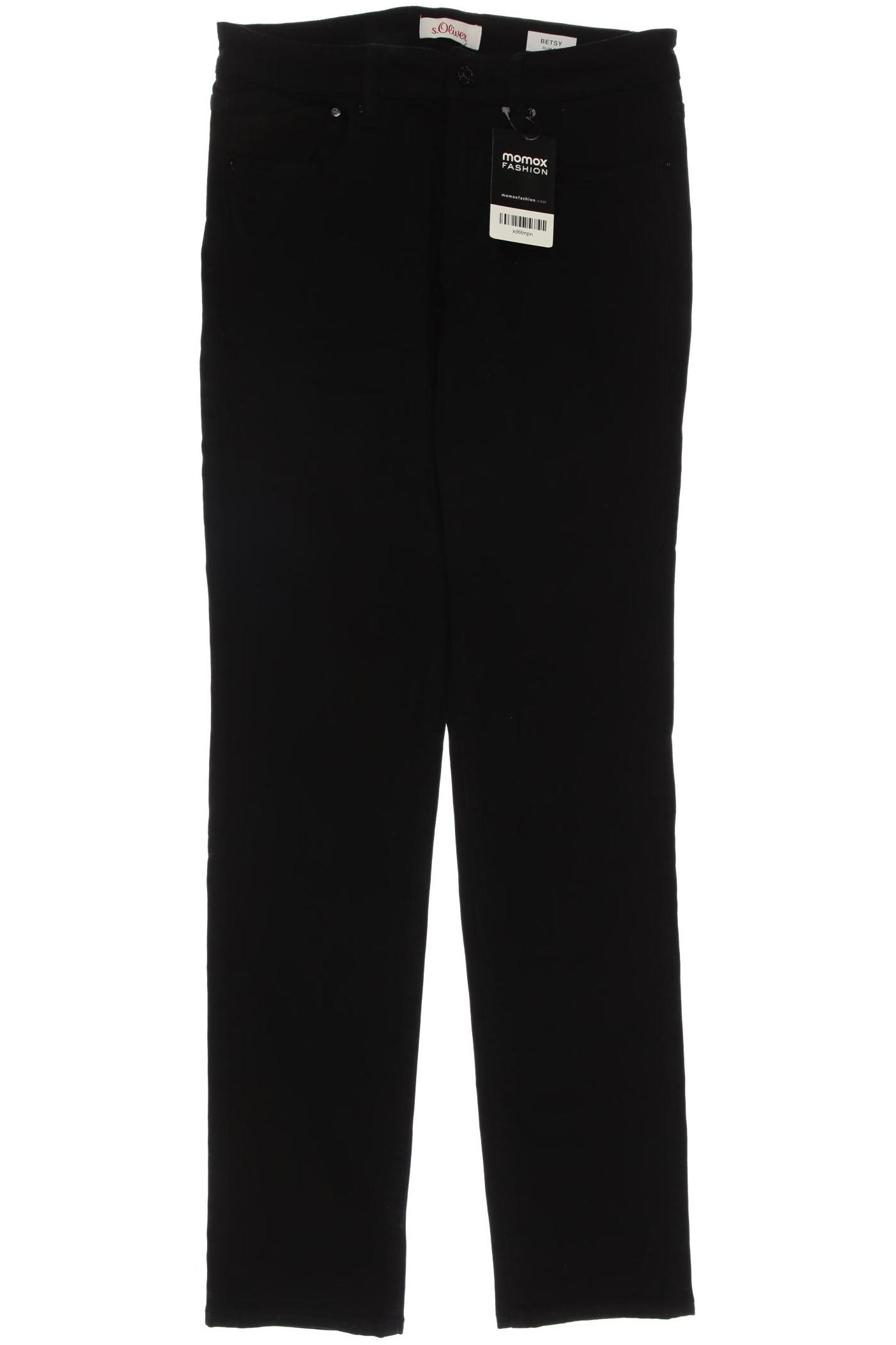 

s.Oliver Damen Jeans, schwarz