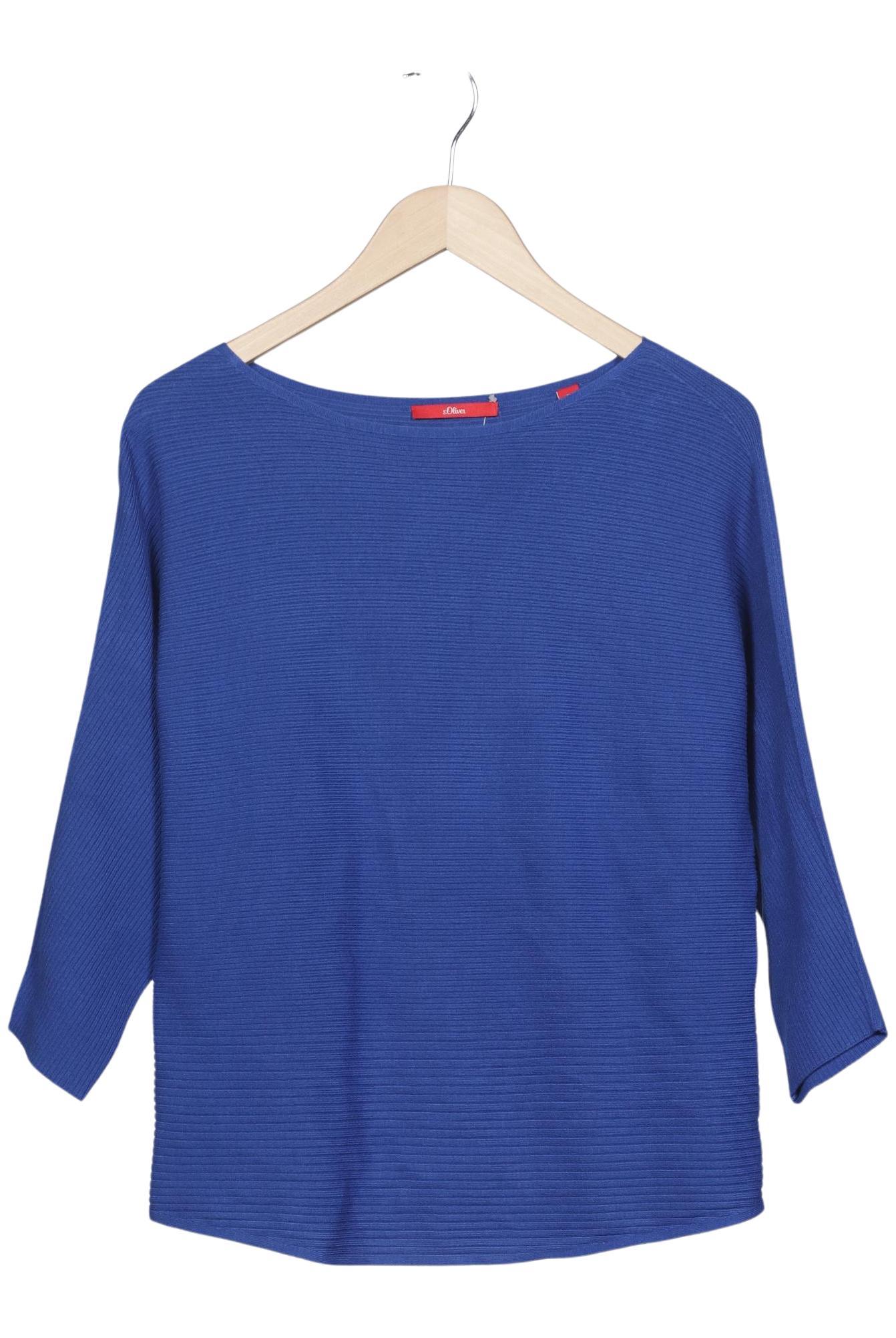 

s.Oliver Damen Pullover, blau, Gr. 38
