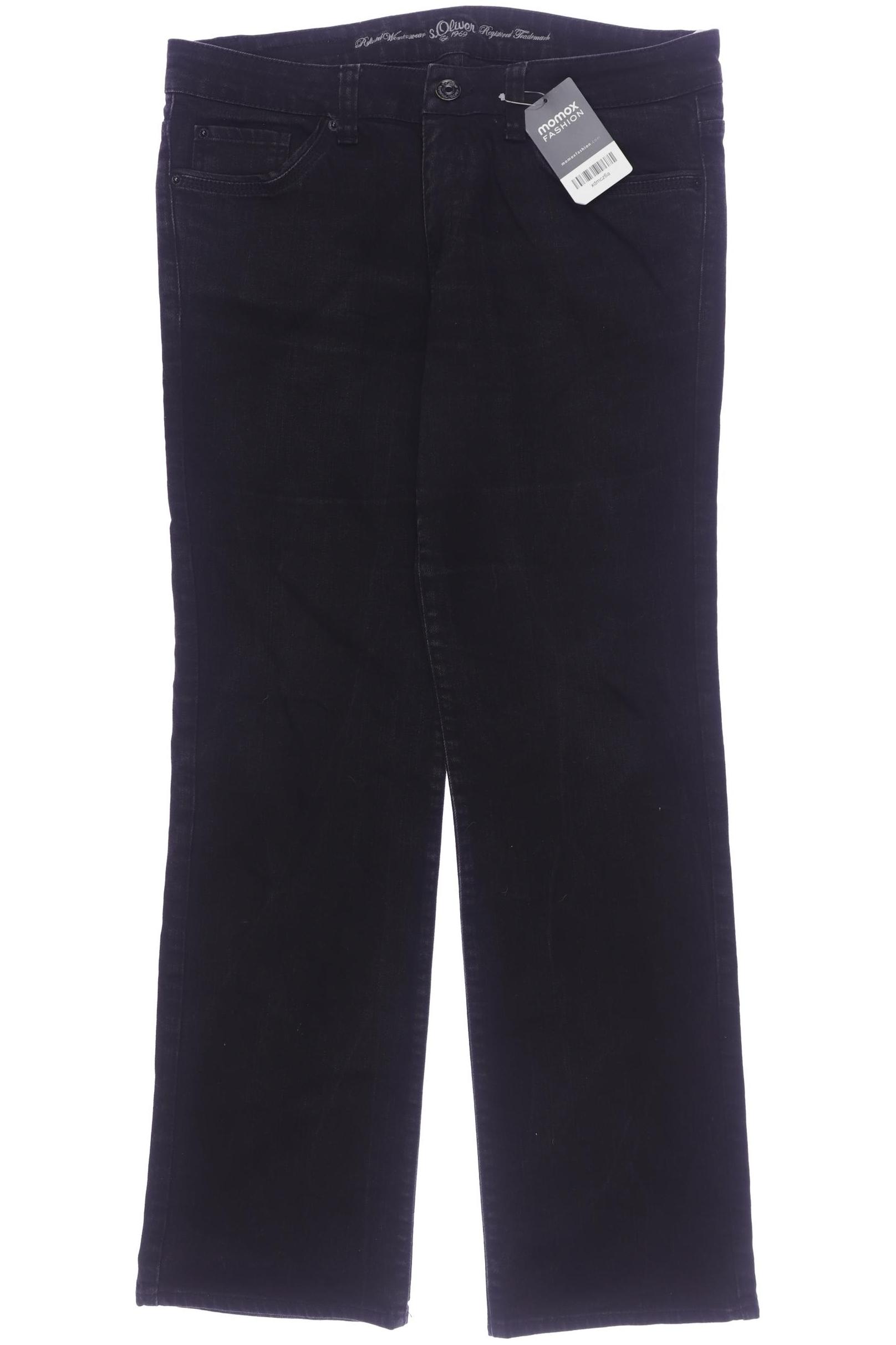 

s.Oliver Damen Jeans, schwarz, Gr. 42
