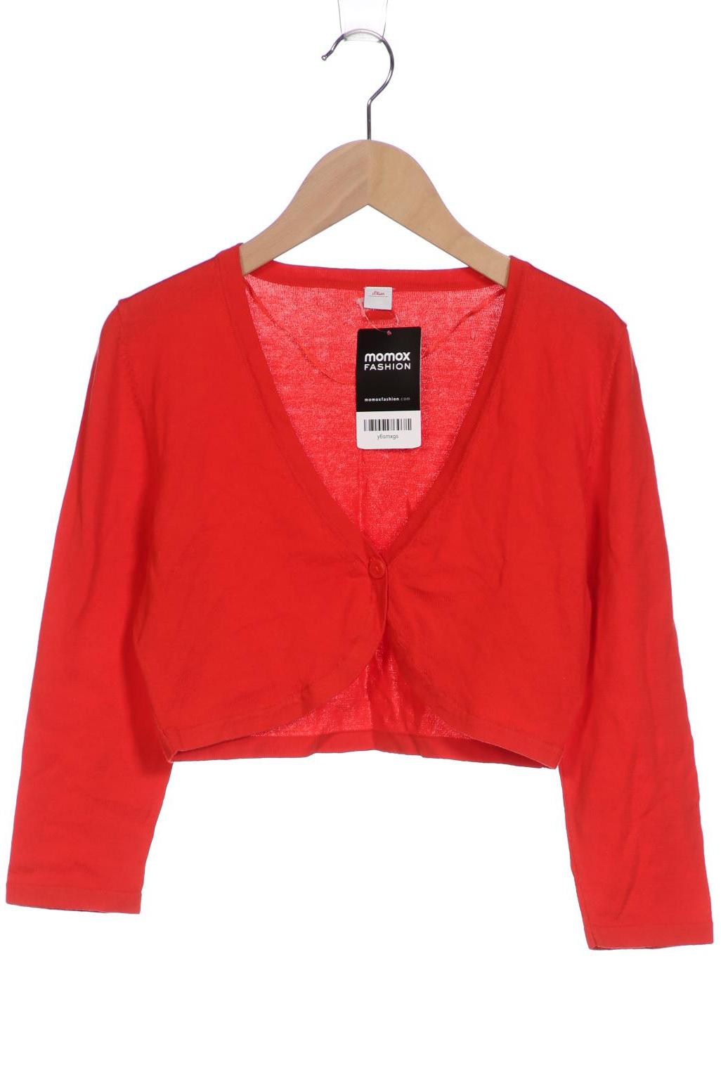 

s.Oliver Damen Strickjacke, rot, Gr. 36