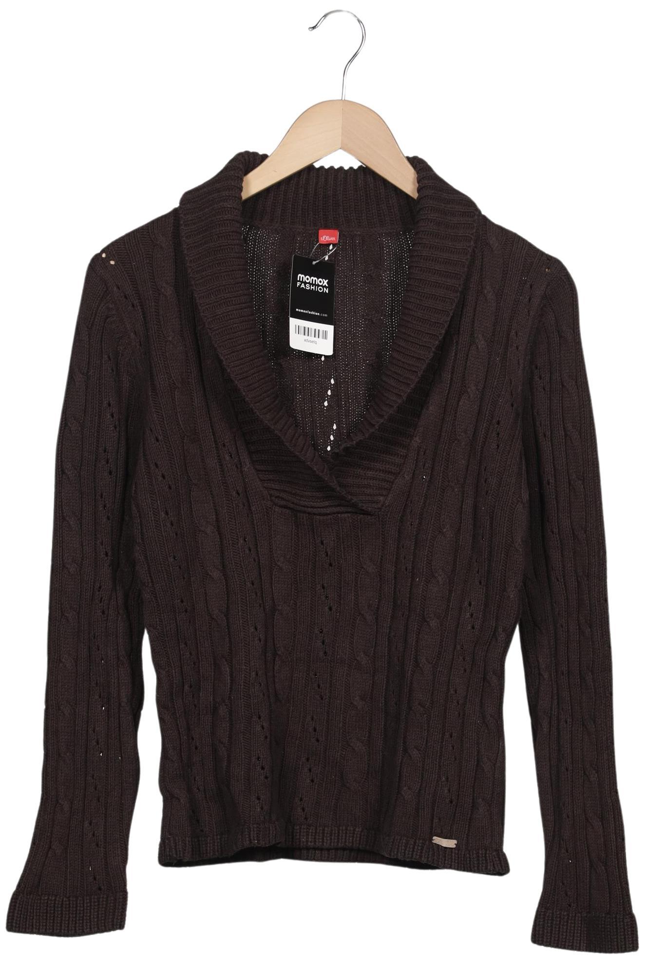 

s.Oliver Damen Pullover, braun, Gr. 38