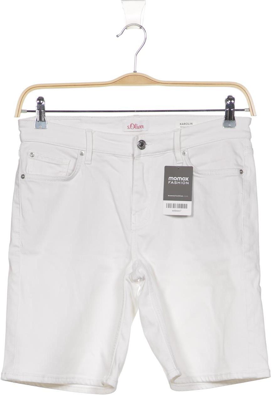 

s.Oliver Damen Shorts, weiß, Gr. 38