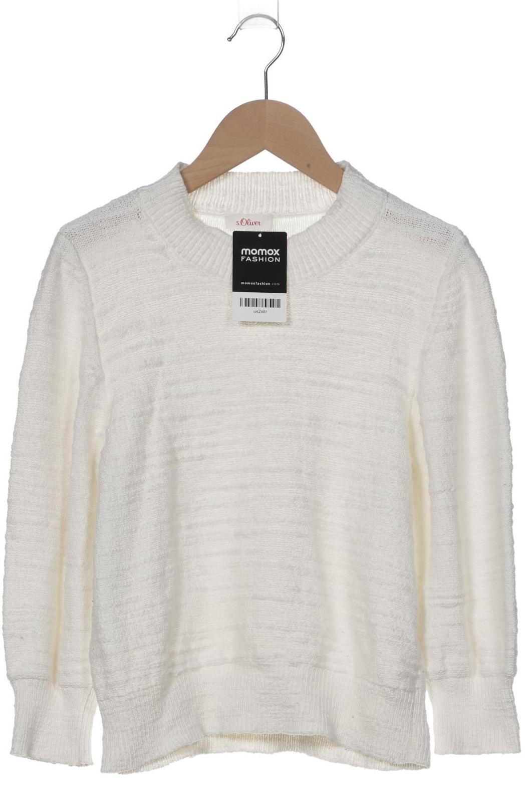 

s.Oliver Damen Pullover, cremeweiß, Gr. 34