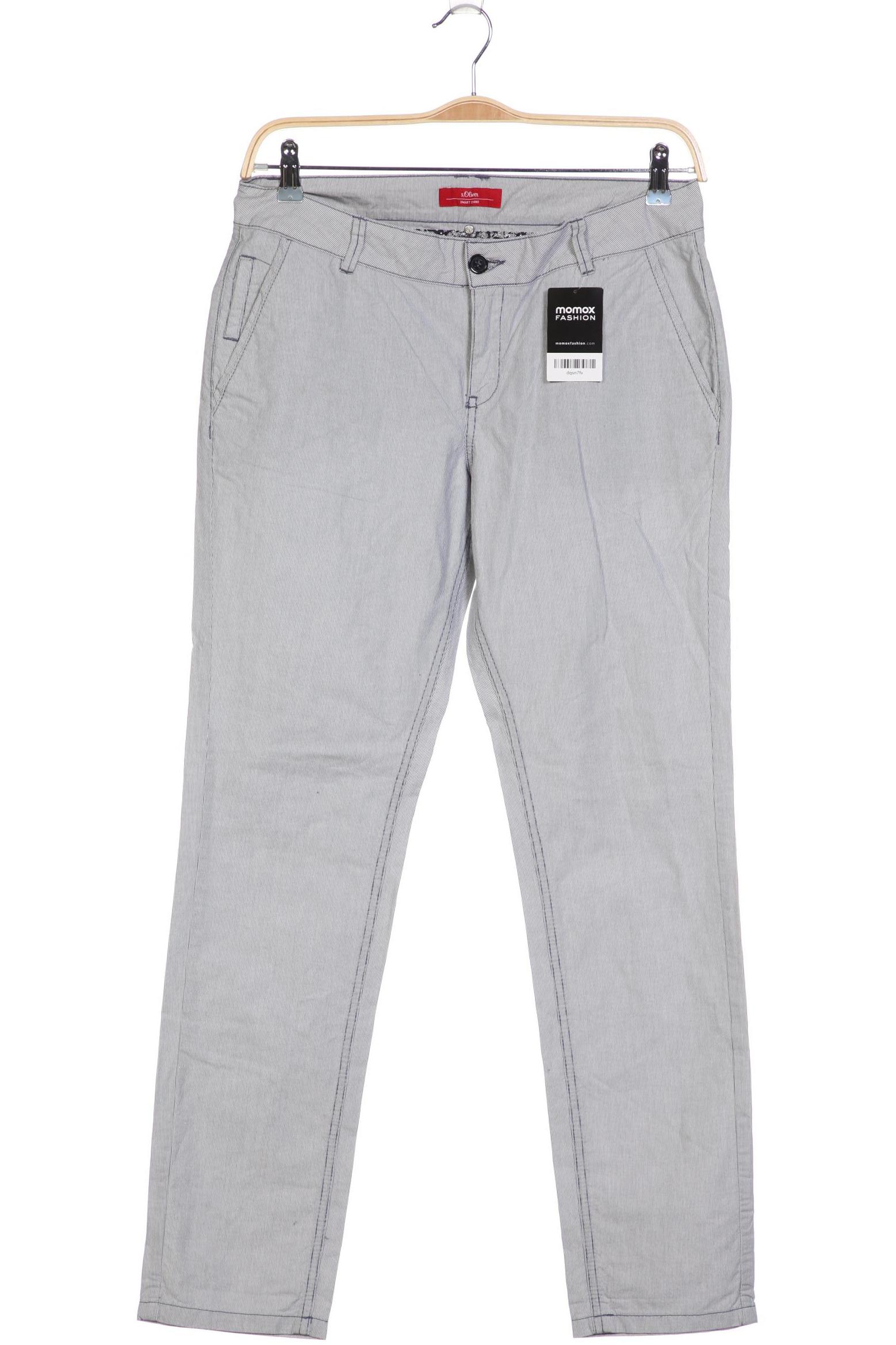 

s.Oliver Damen Stoffhose, blau, Gr. 38