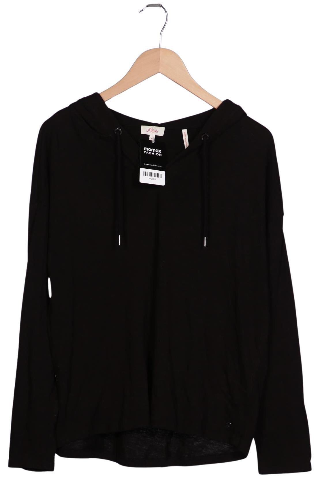 

s.Oliver Damen Langarmshirt, schwarz, Gr. 42