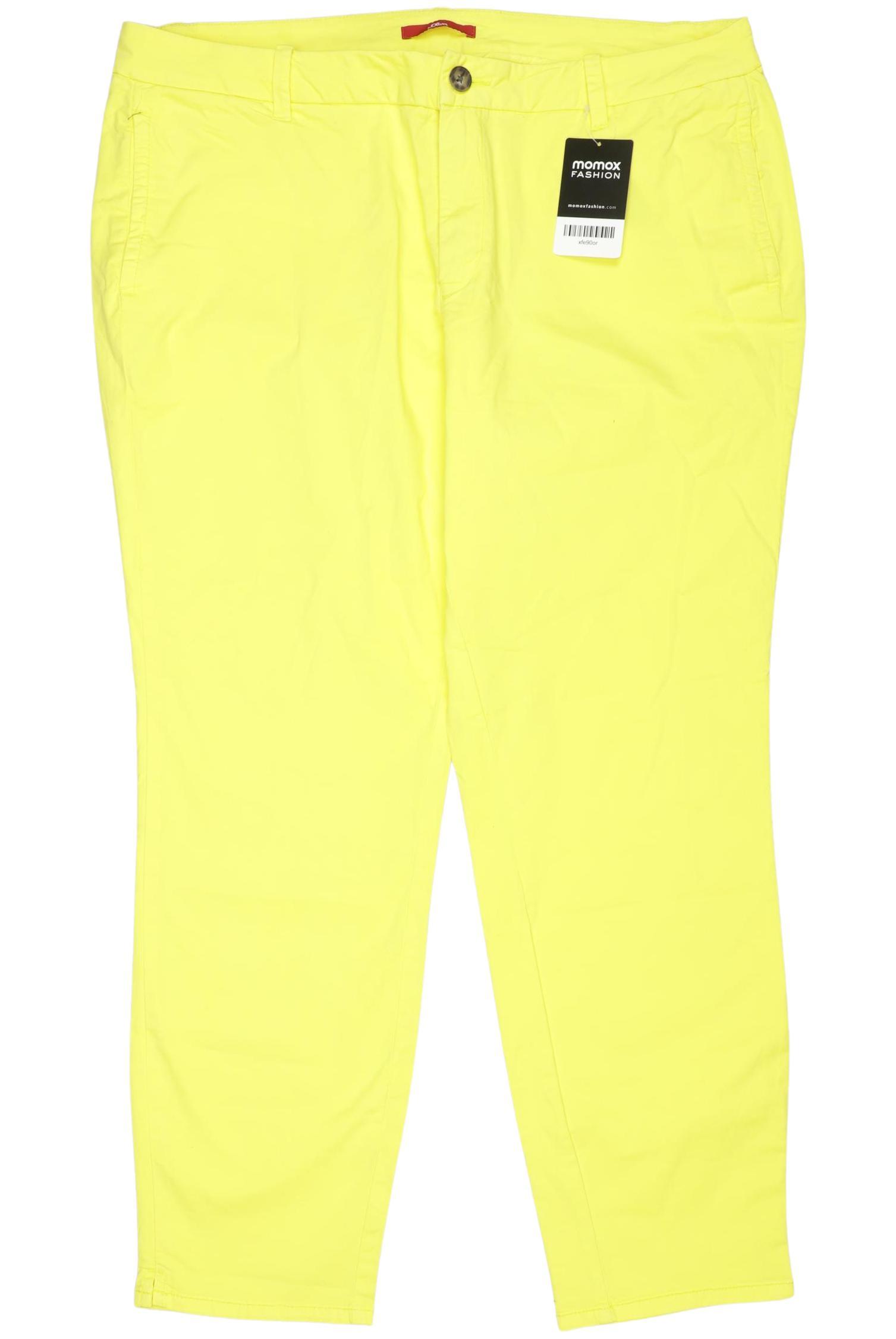 

s.Oliver Damen Stoffhose, gelb, Gr. 42