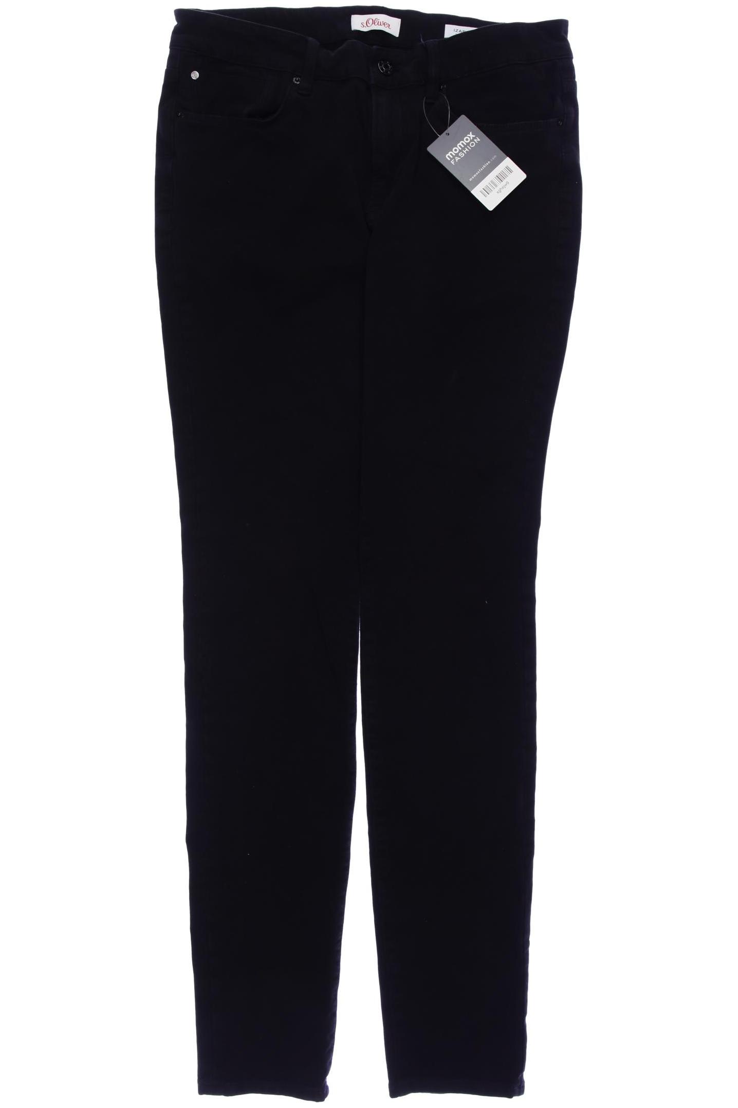 

s.Oliver Damen Jeans, schwarz