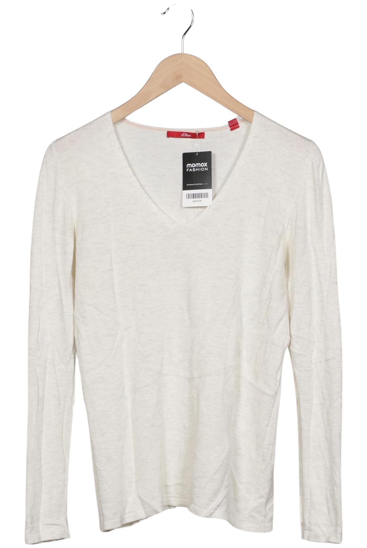 

s.Oliver Damen Pullover, cremeweiß, Gr. 38