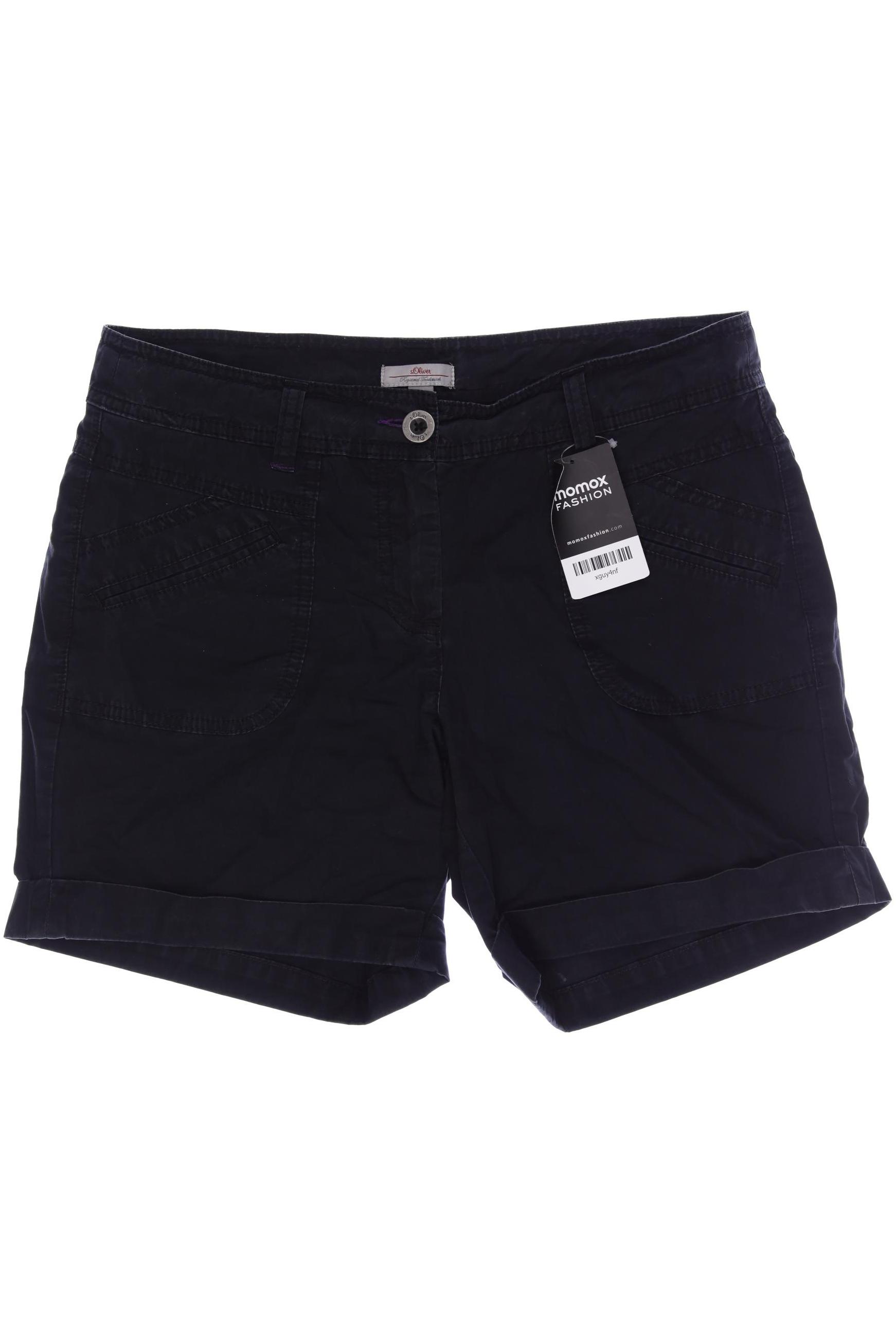 

s.Oliver Damen Shorts, schwarz