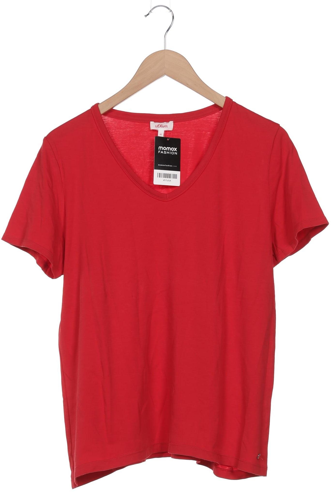 

s.Oliver Damen T-Shirt, rot, Gr. 42