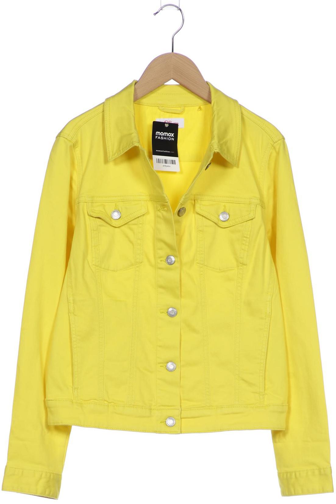 

s.Oliver Damen Jacke, gelb, Gr. 40