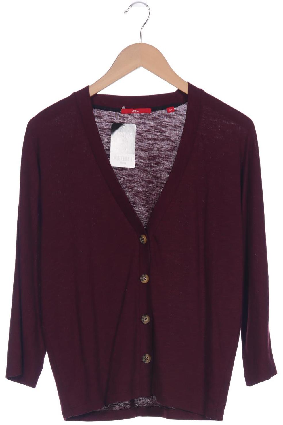 

s.Oliver Damen Strickjacke, bordeaux, Gr. 38