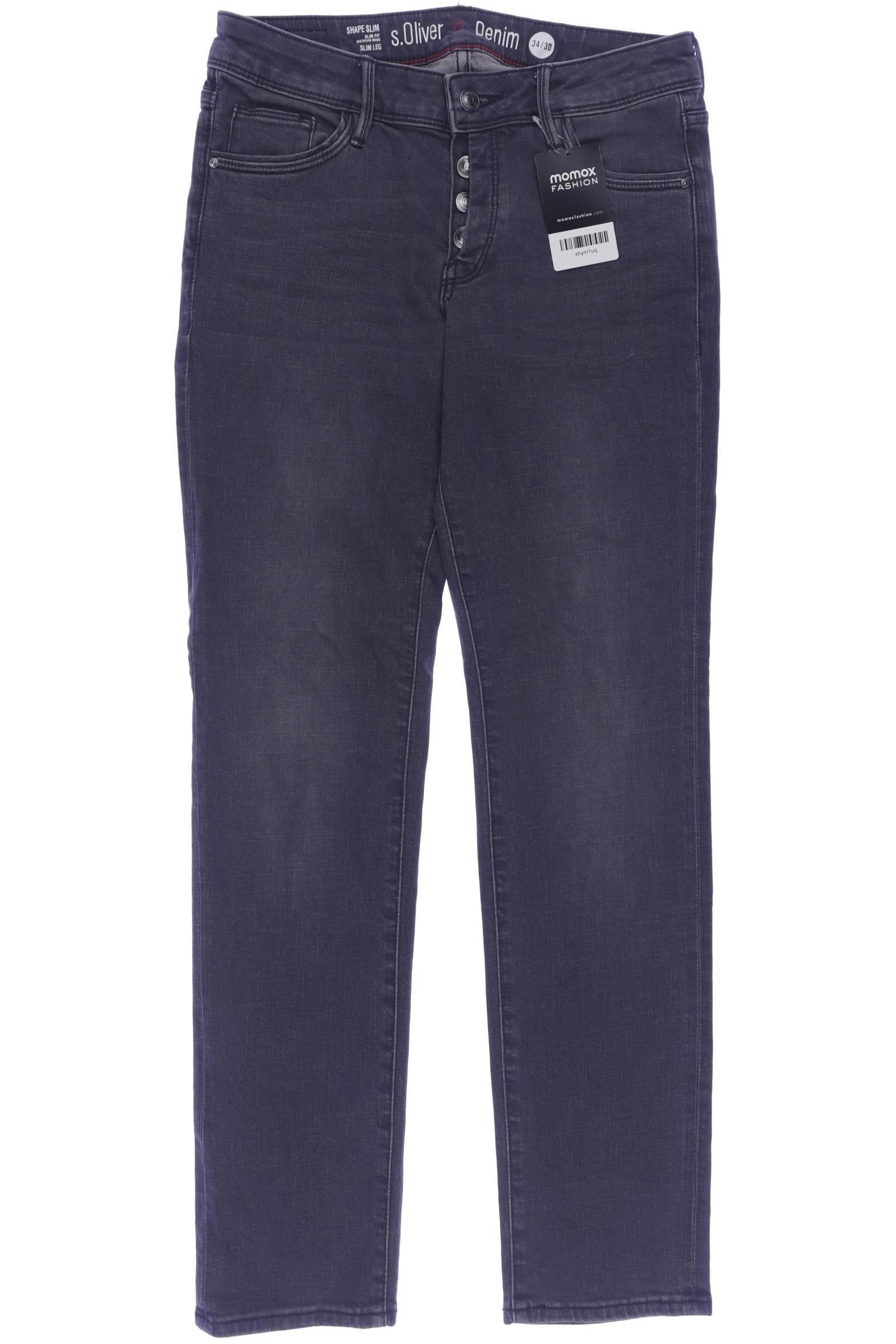 

s.Oliver Damen Jeans, grau, Gr. 34