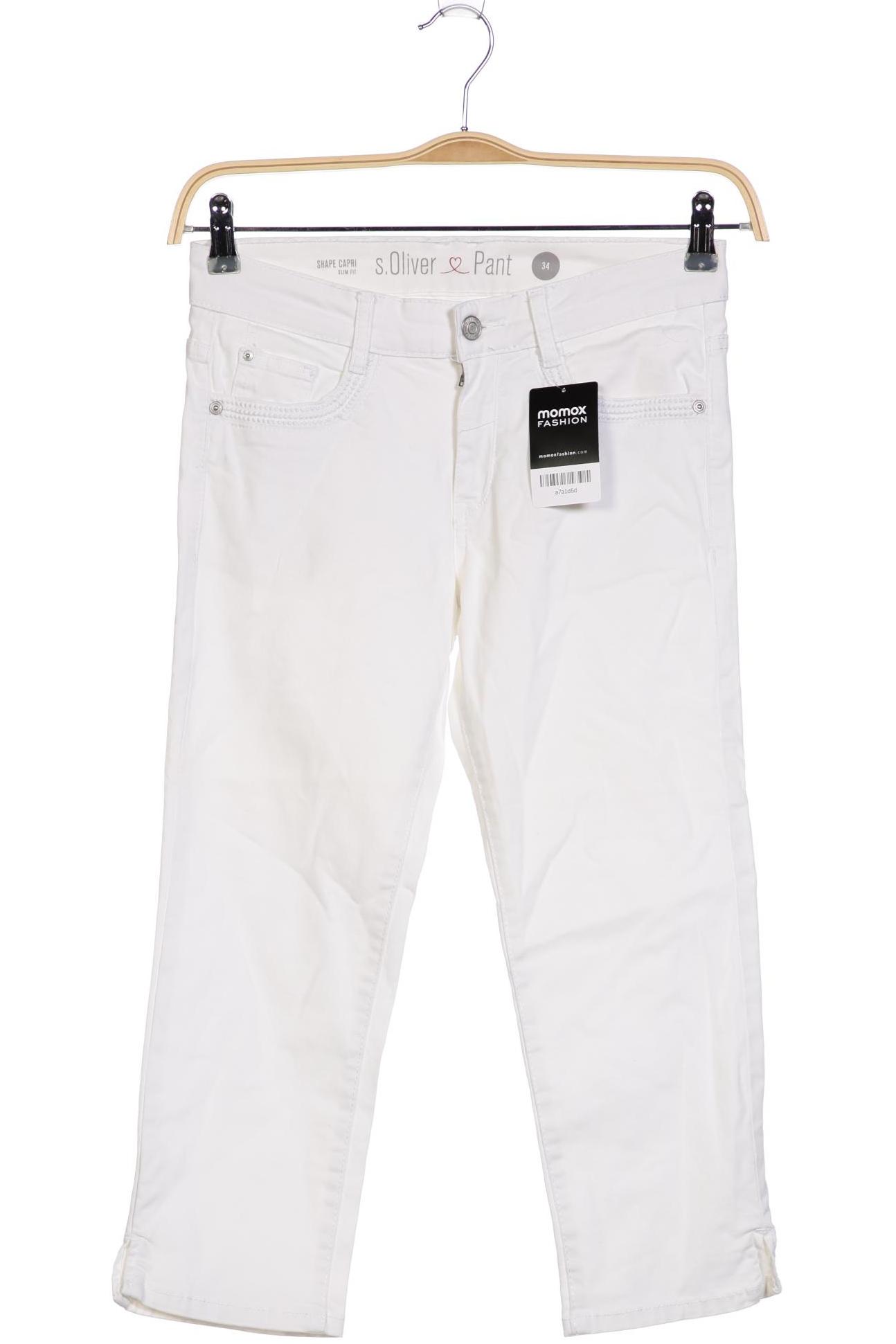

s.Oliver Damen Jeans, weiß, Gr. 34