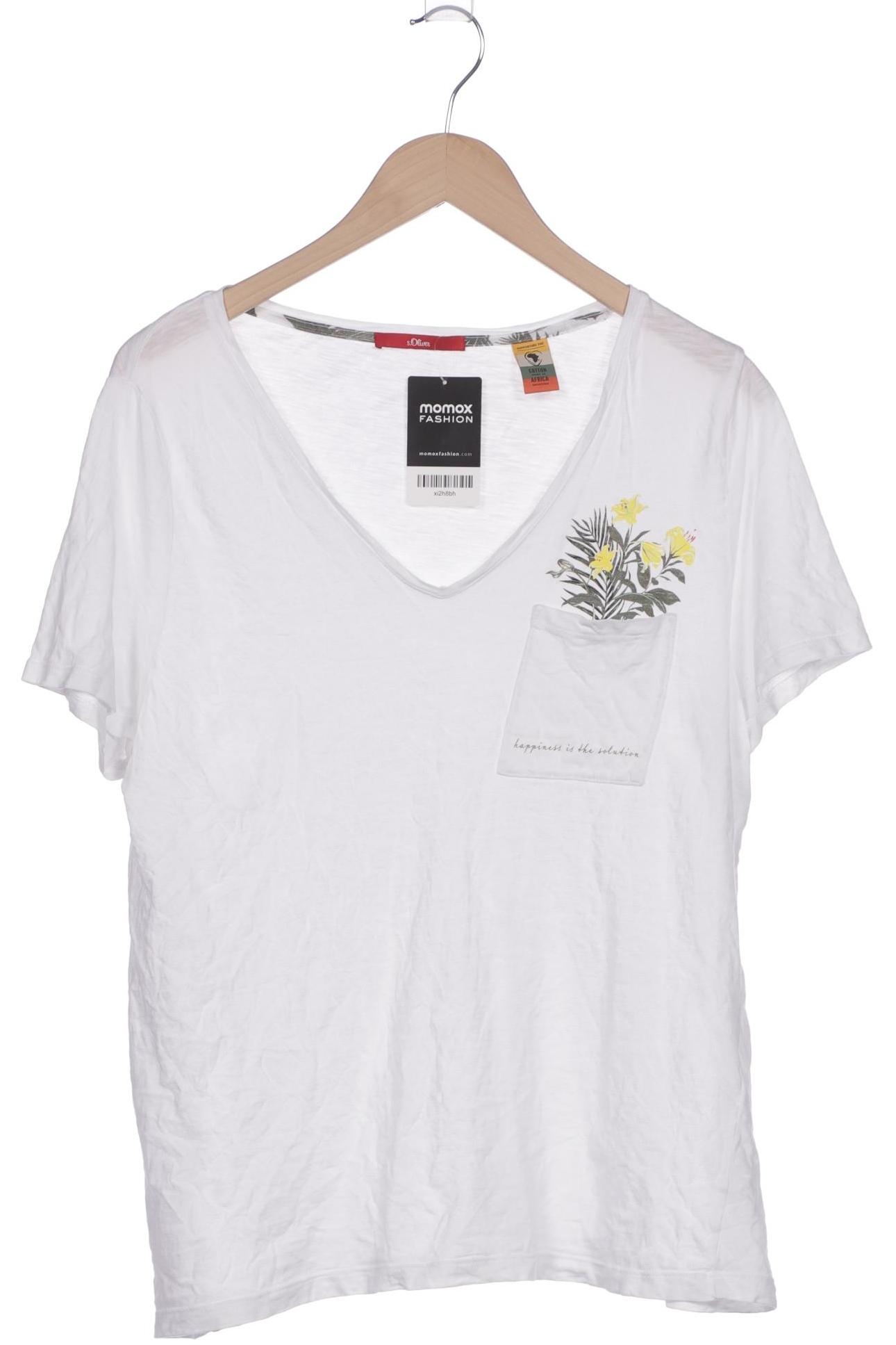 

s.Oliver Damen T-Shirt, weiß, Gr. 44
