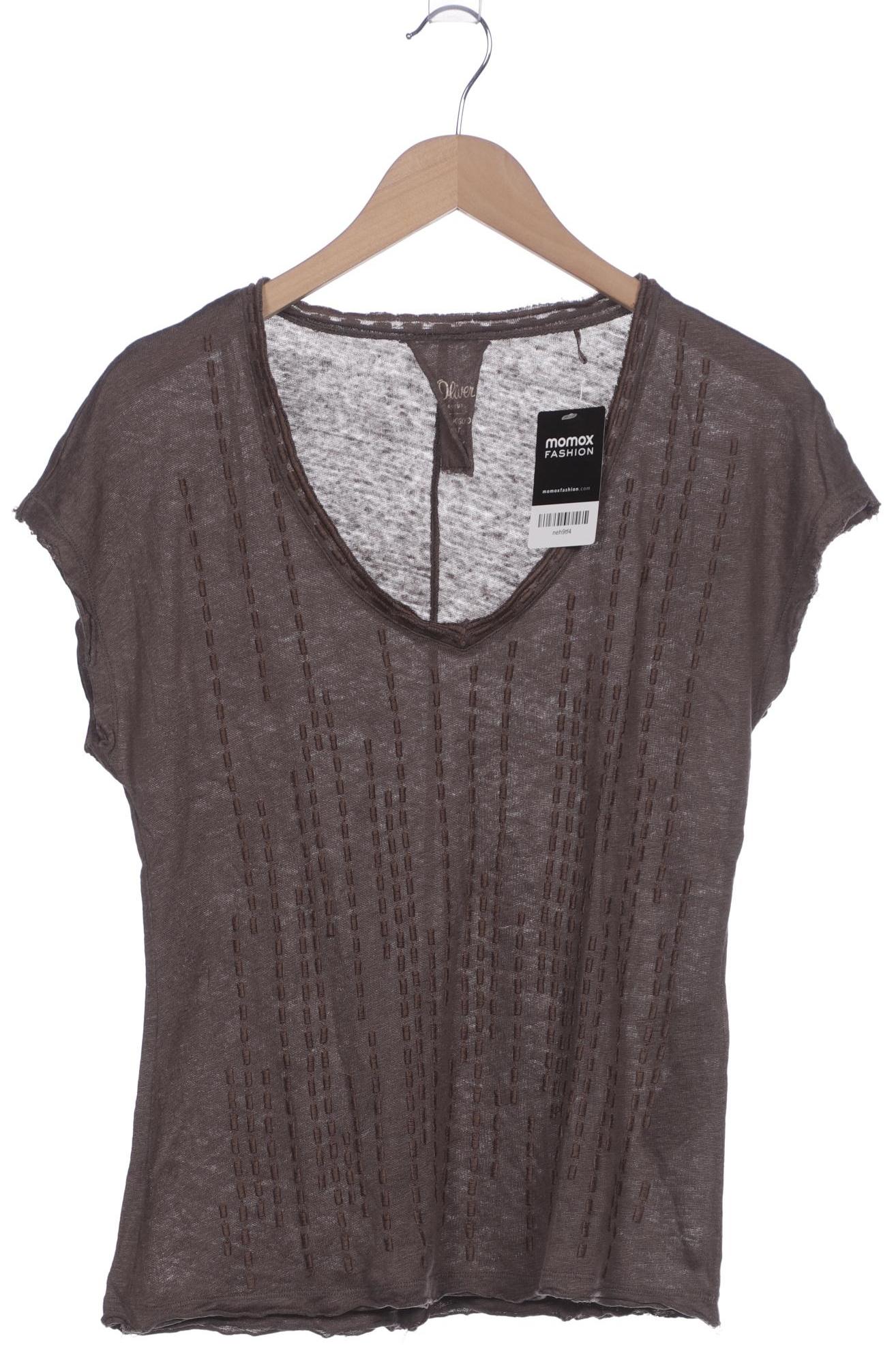 

s.Oliver Damen T-Shirt, grau, Gr. 34