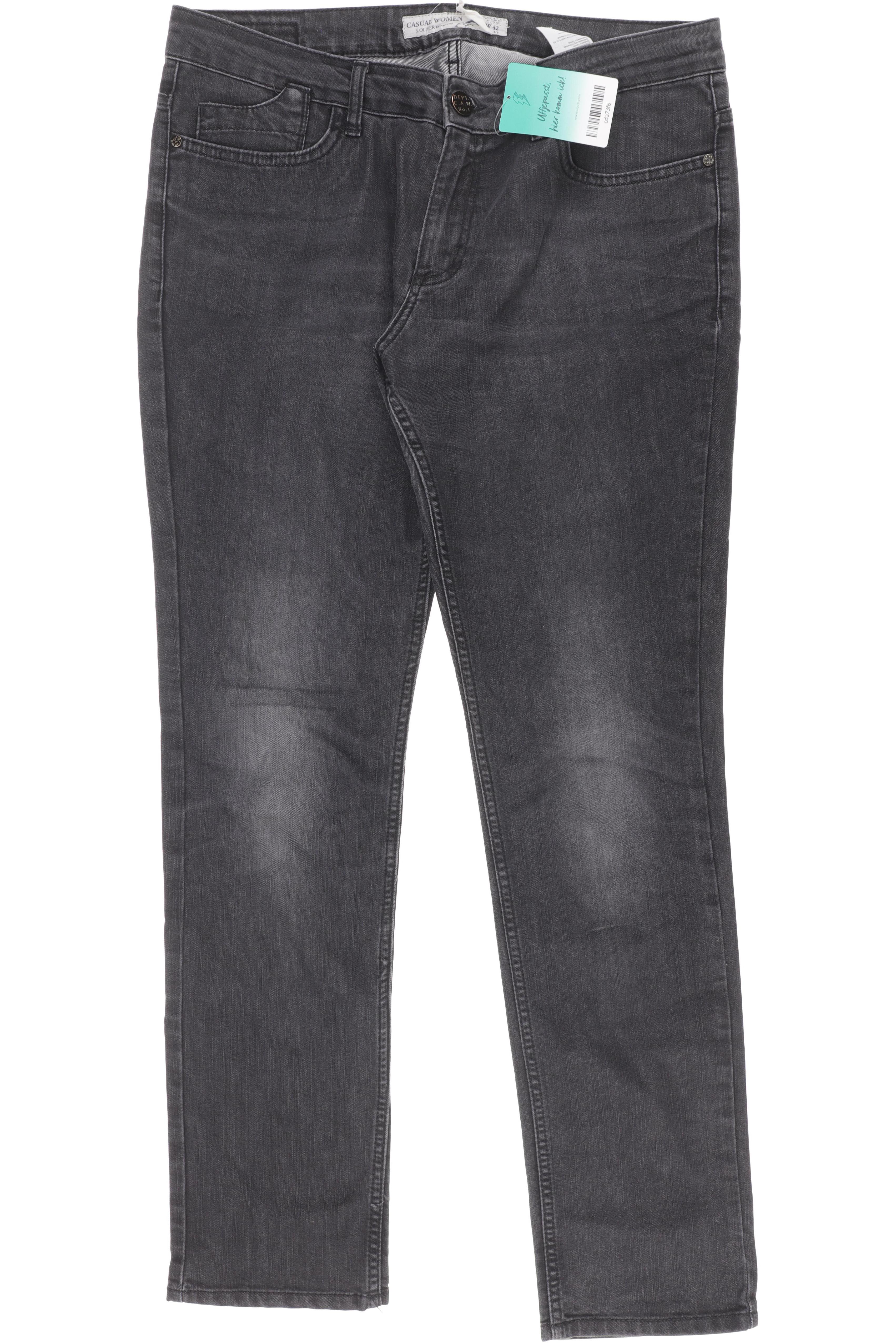 

s.Oliver Damen Jeans, grau, Gr. 42