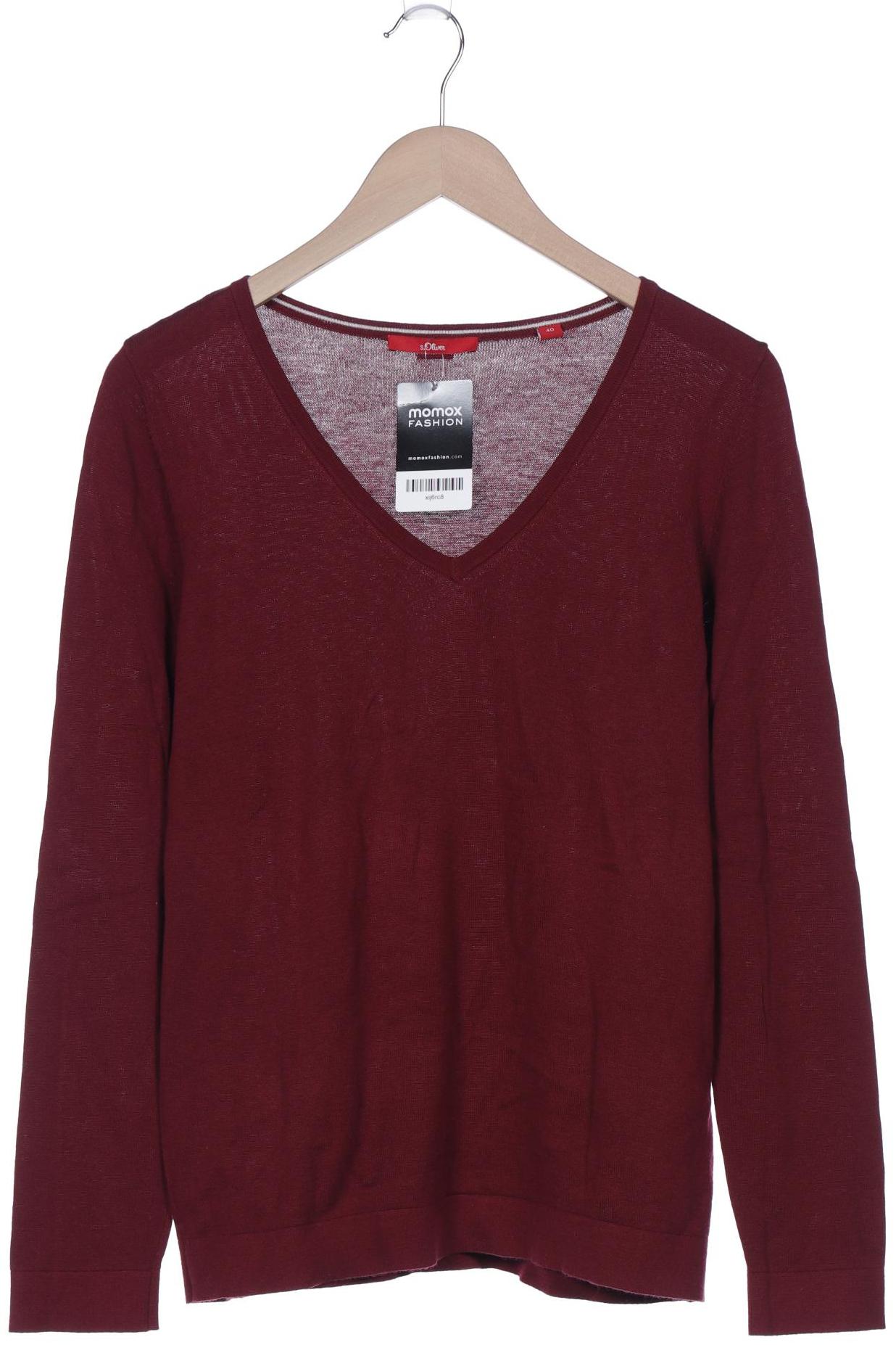 

s.Oliver Damen Pullover, bordeaux, Gr. 40