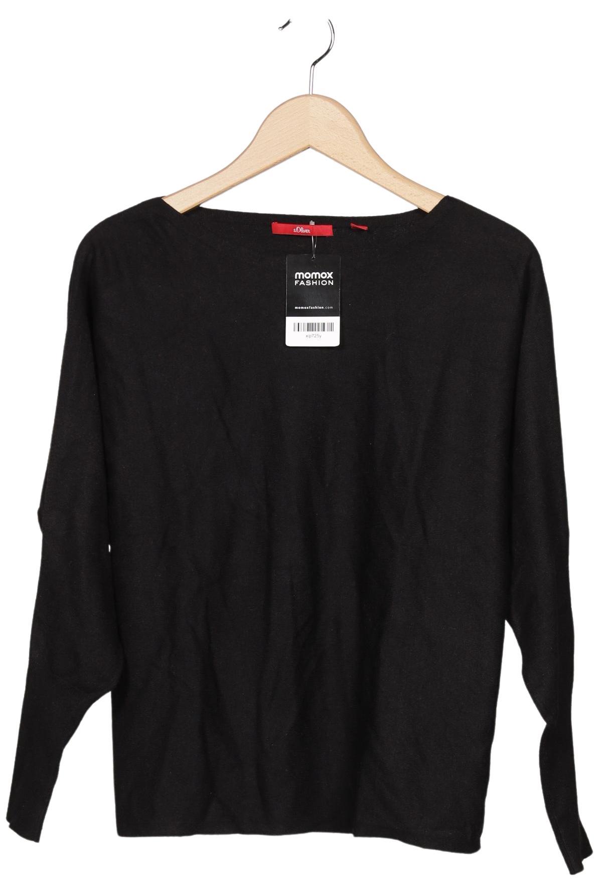 

s.Oliver Damen Pullover, schwarz, Gr. 38