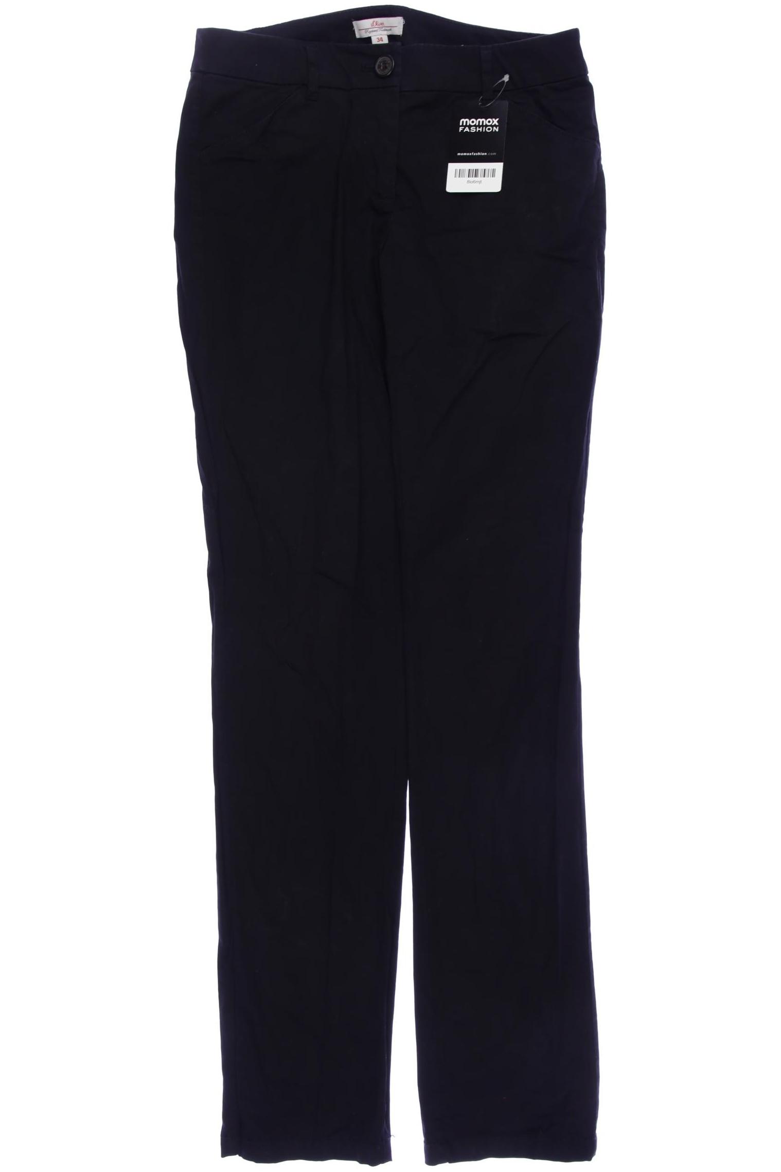 

s.Oliver Damen Stoffhose, schwarz, Gr. 34