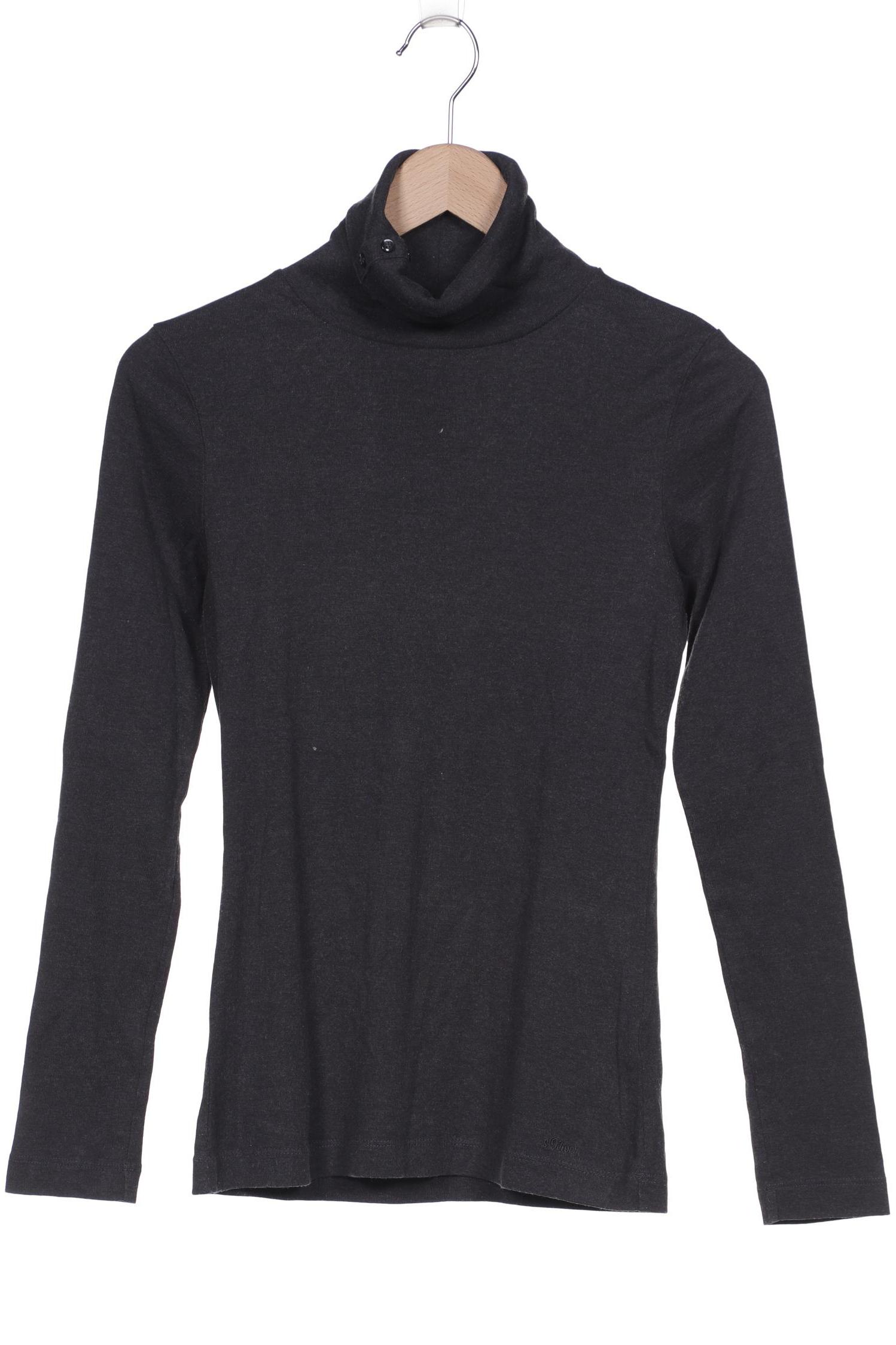 

s.Oliver Damen Langarmshirt, grau, Gr. 38