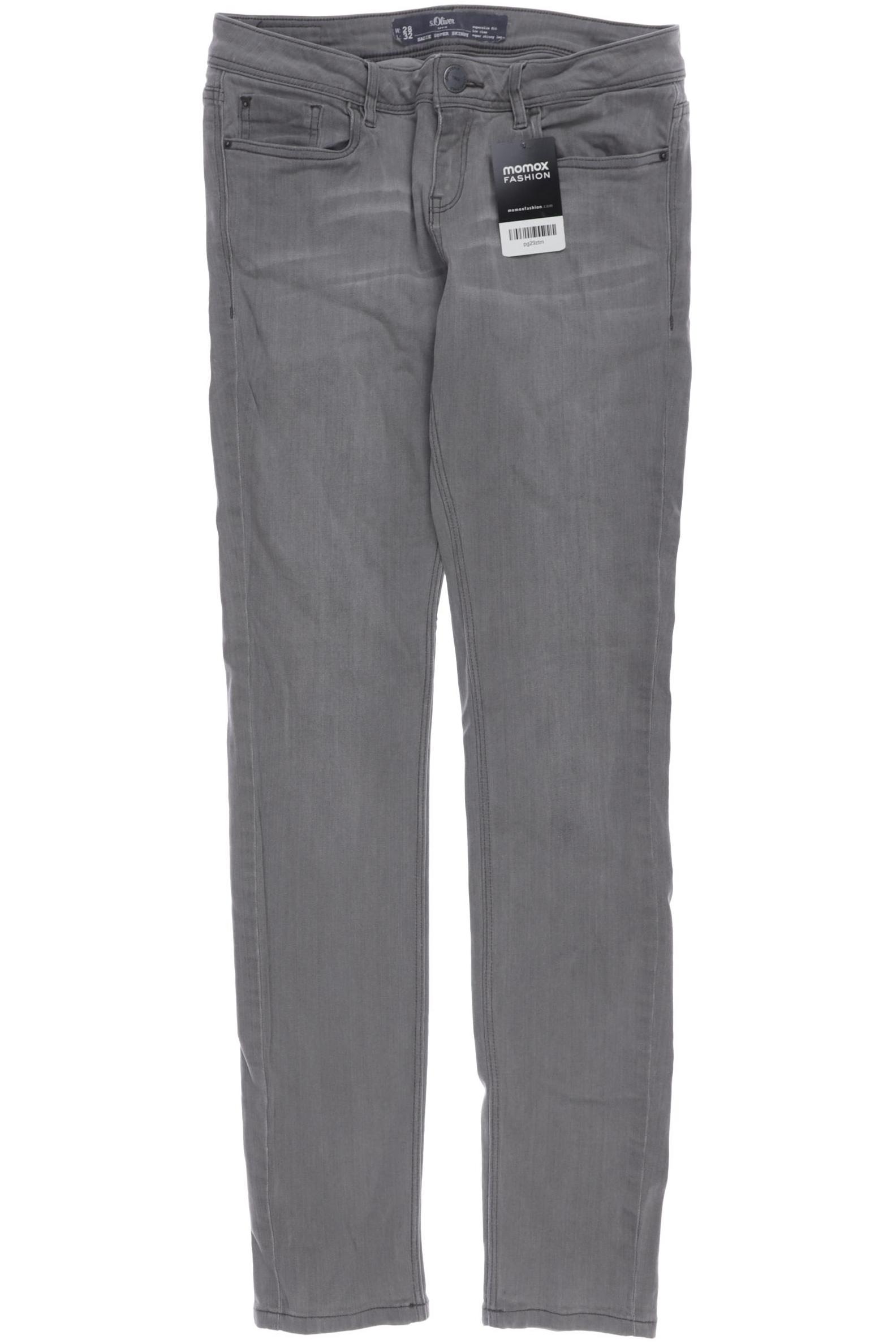 

s.Oliver Damen Jeans, grau, Gr. 28