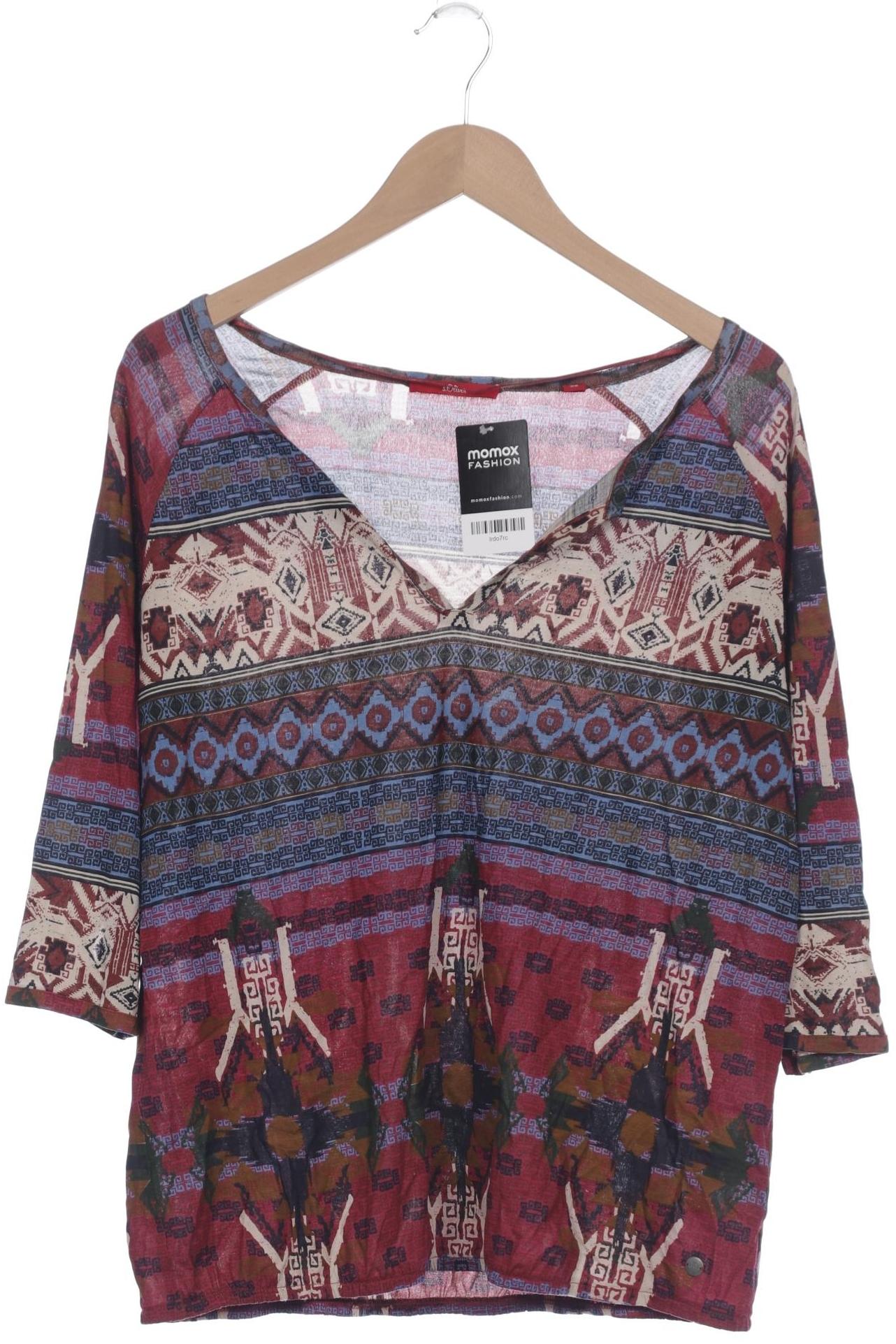 

s.Oliver Damen Langarmshirt, bordeaux, Gr. 38