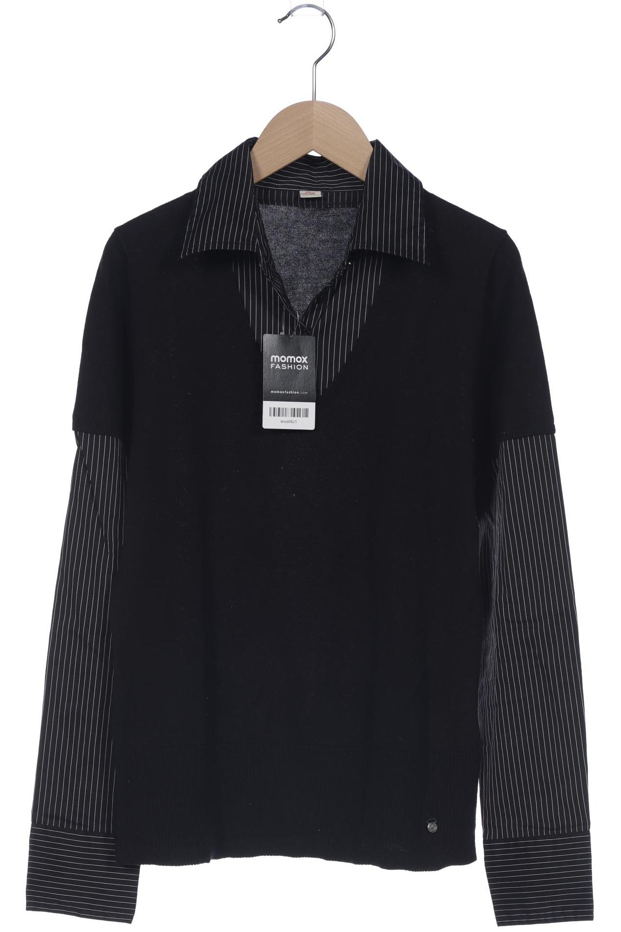 

s.Oliver Damen Pullover, schwarz