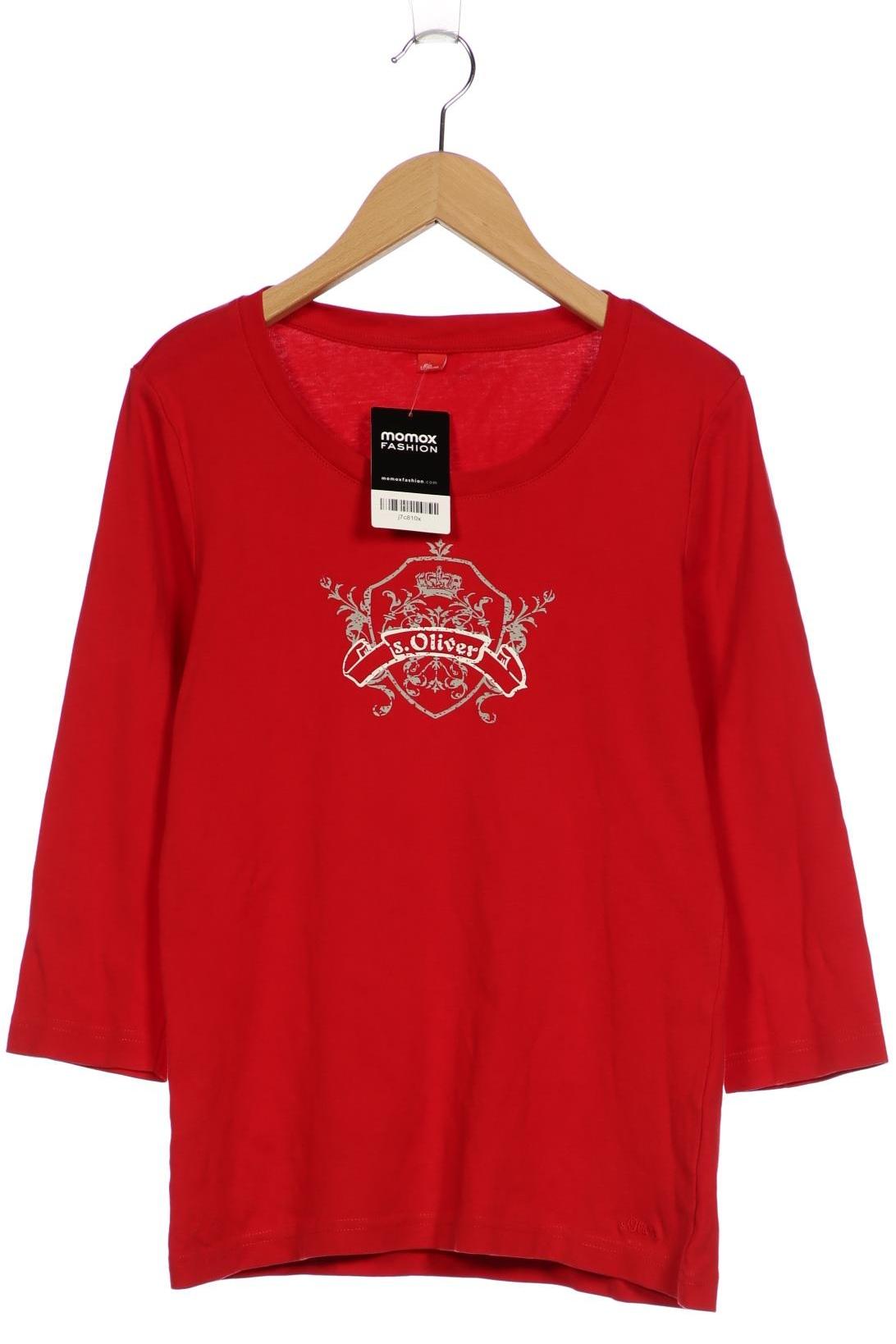 

s.Oliver Damen Langarmshirt, rot, Gr. 40