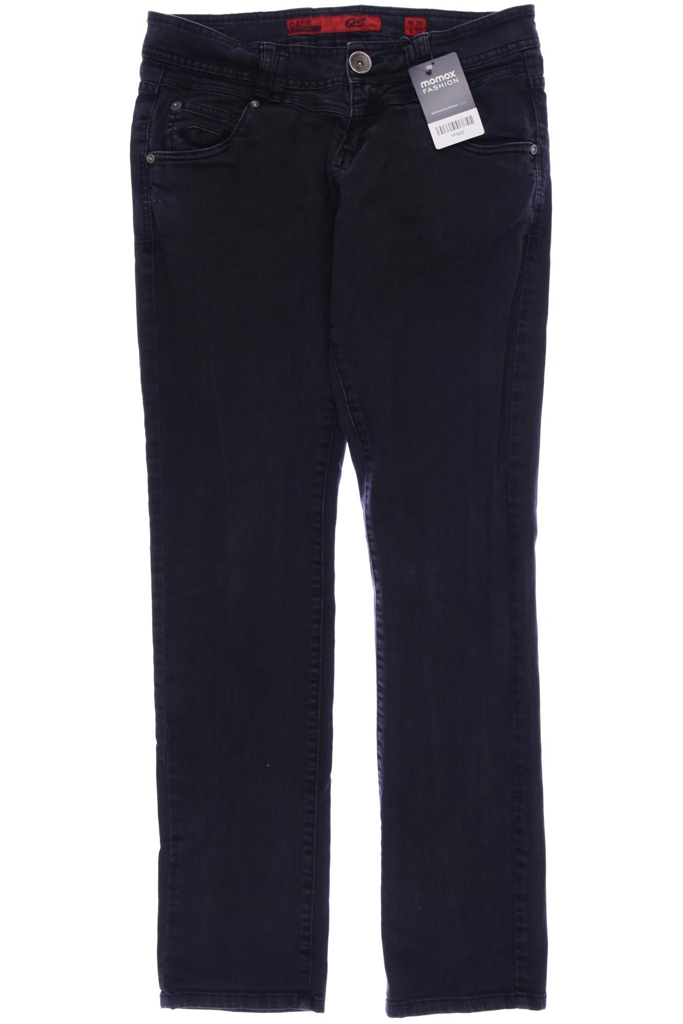 

s.Oliver Damen Jeans, schwarz
