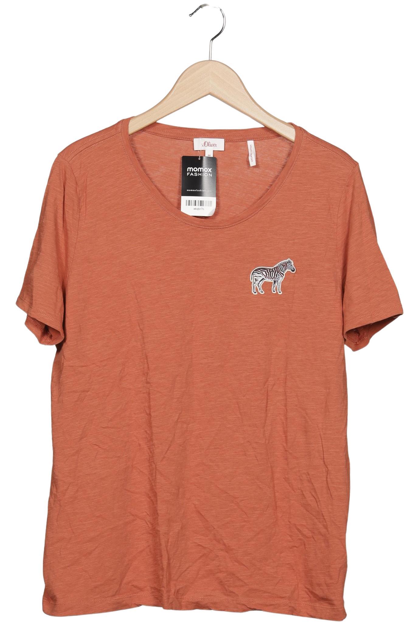 

s.Oliver Damen T-Shirt, orange, Gr. 44