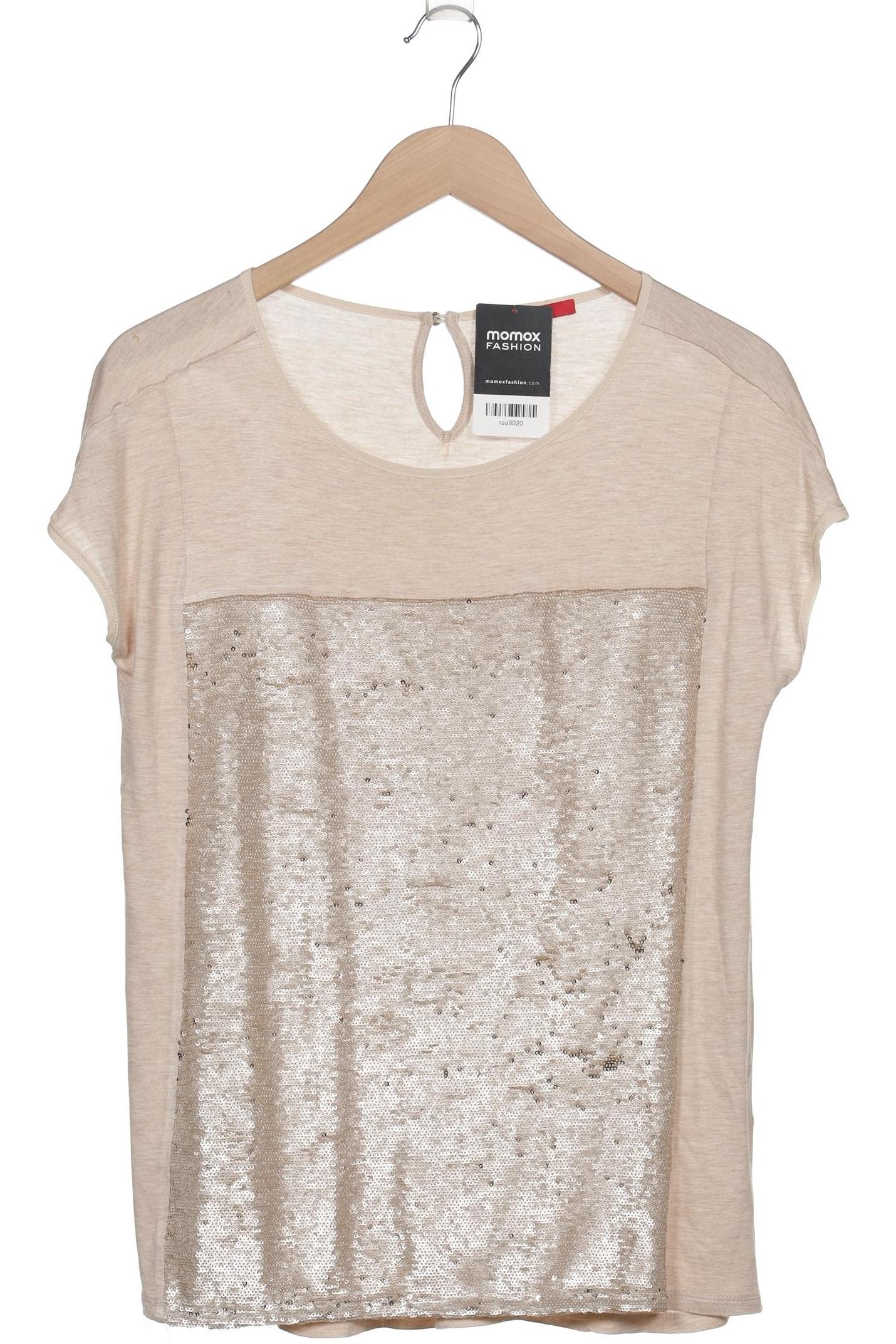 

s.Oliver Damen T-Shirt, beige, Gr. 44