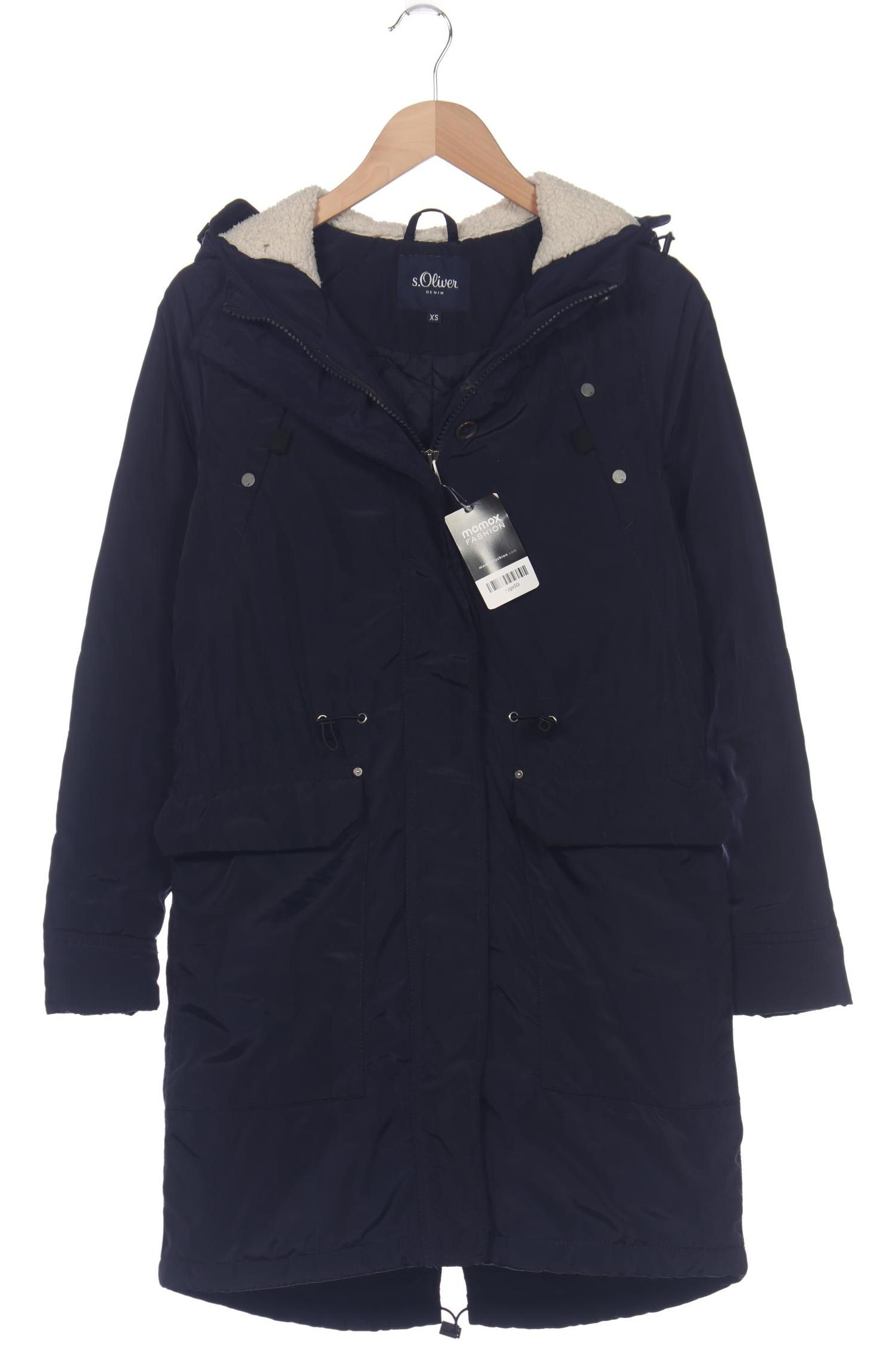 

s.Oliver Damen Mantel, marineblau, Gr. 34