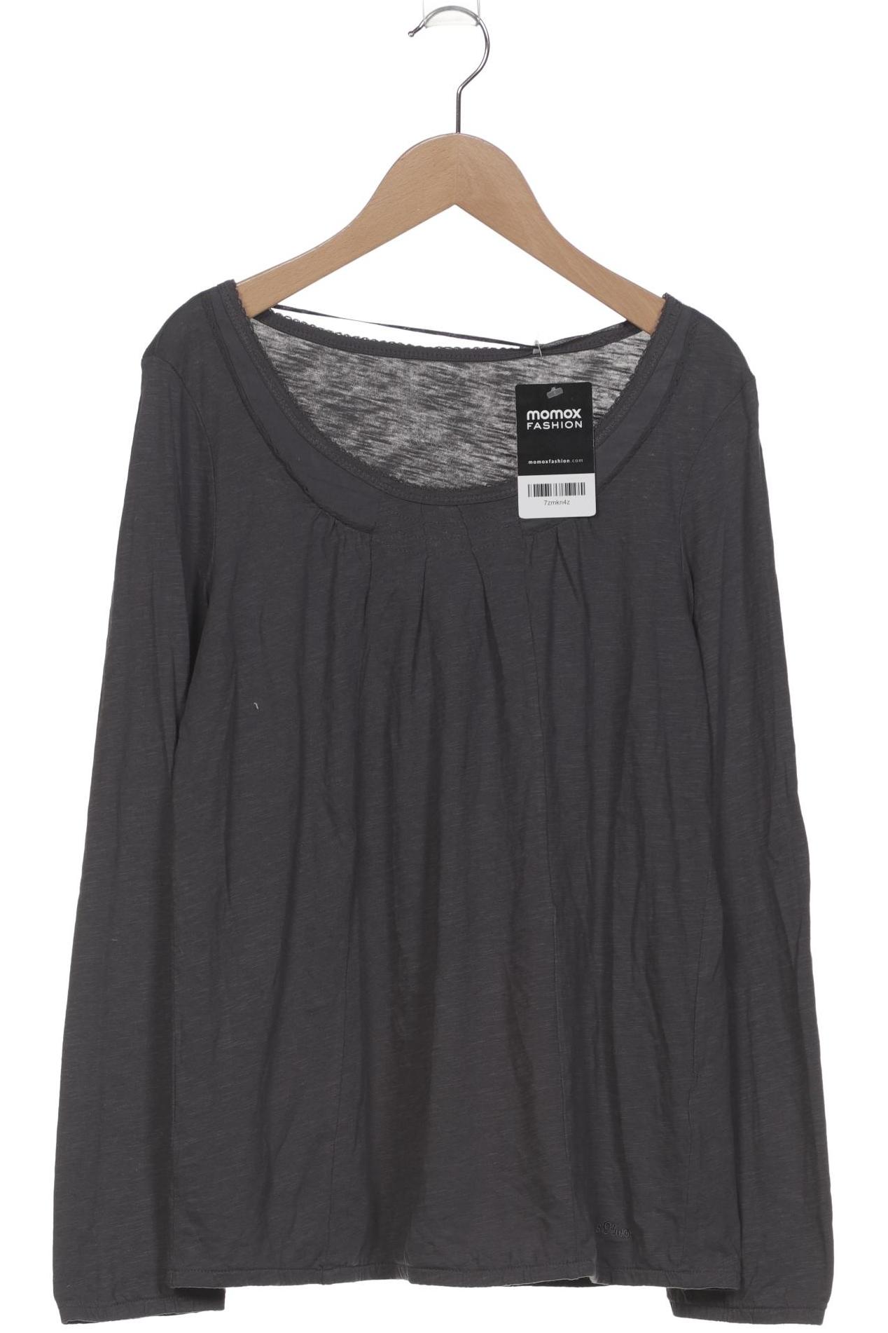 

s.Oliver Damen Langarmshirt, grau, Gr. 36