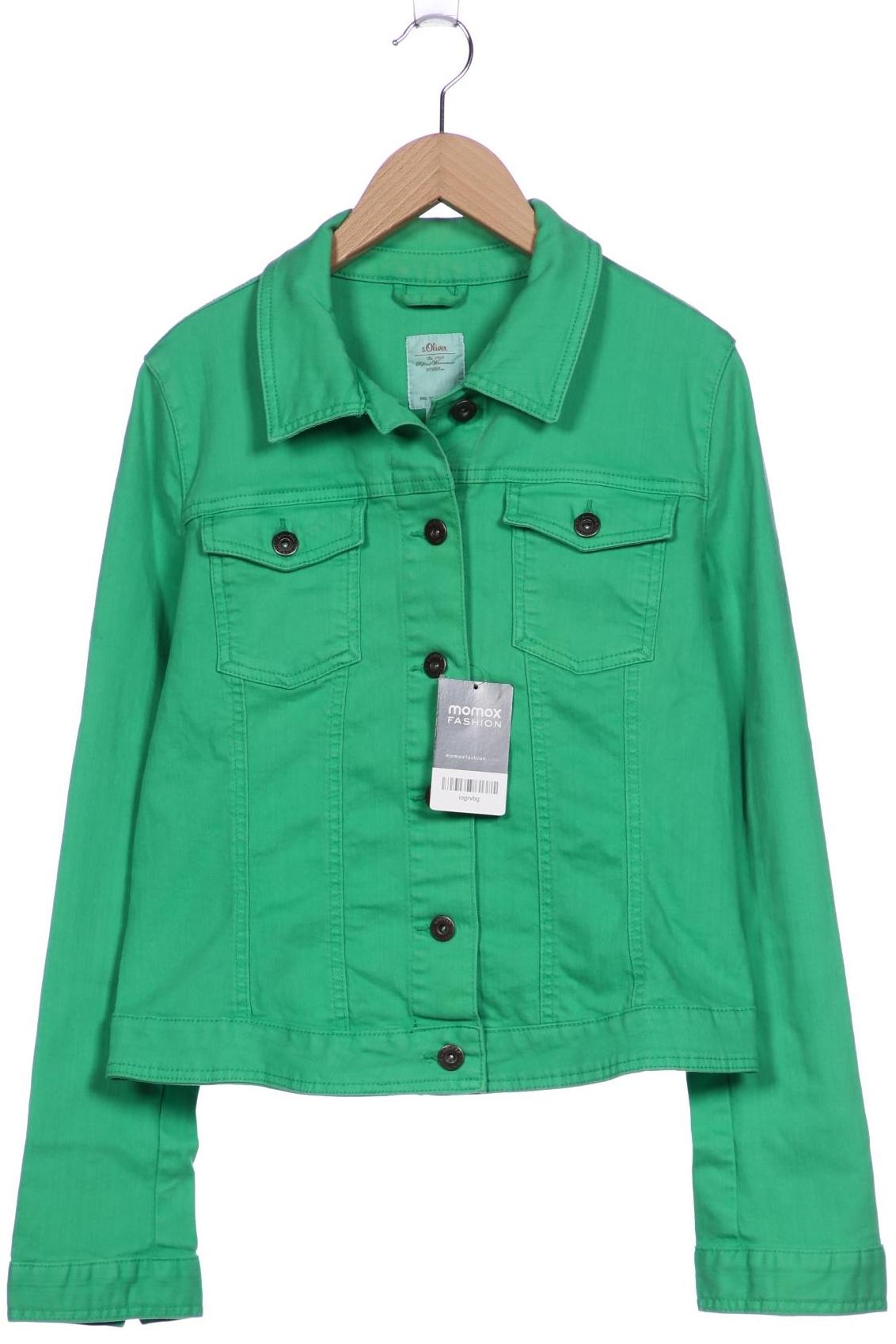 

s.Oliver Damen Jacke, grün, Gr. 38