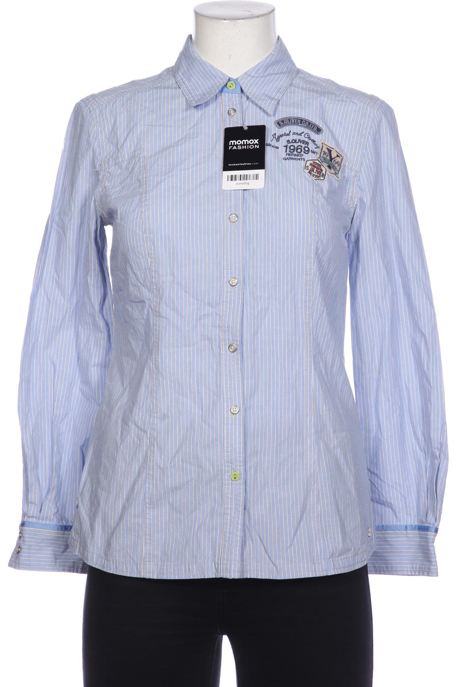 

s.Oliver Damen Bluse, hellblau, Gr. 38