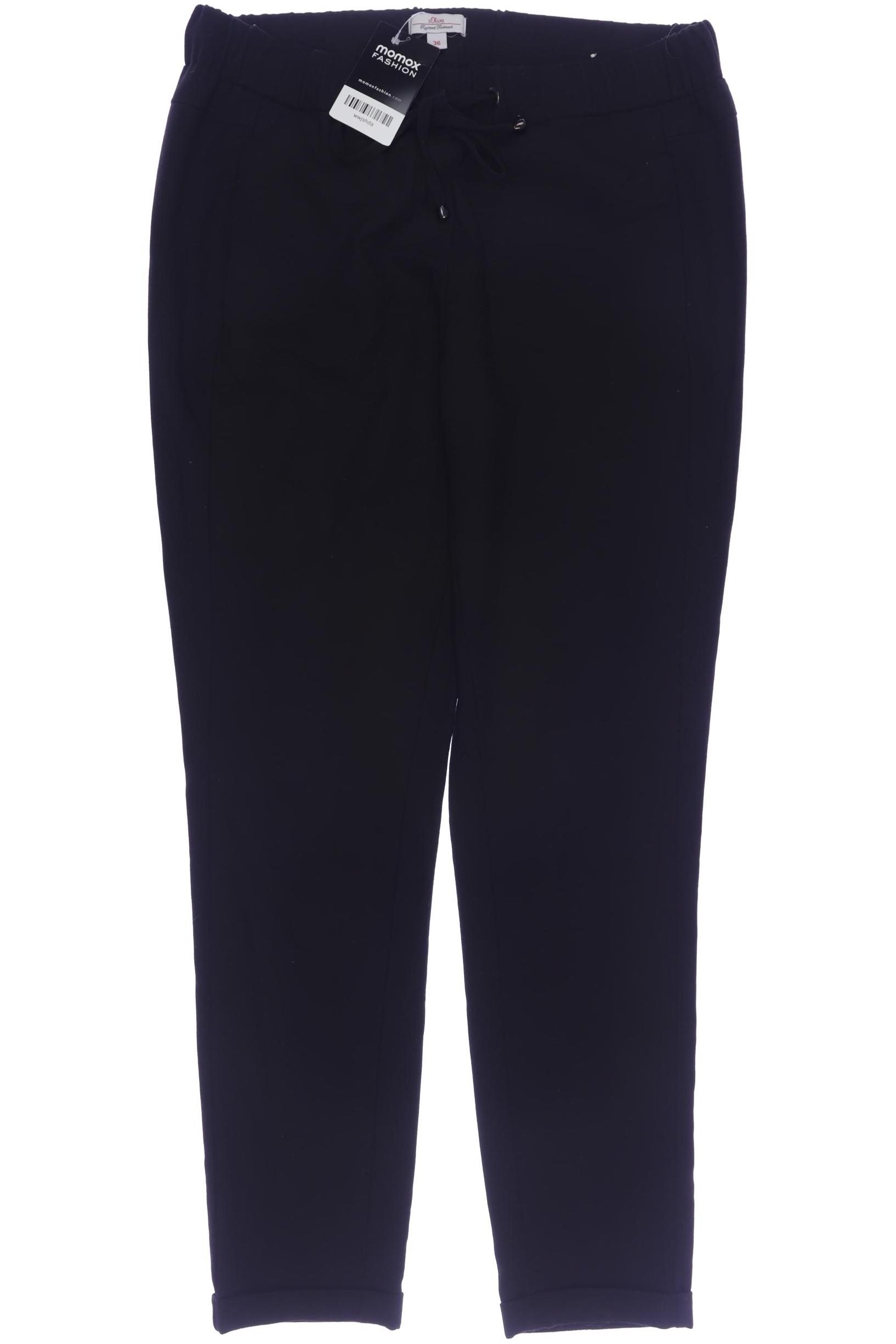 

s.Oliver Damen Stoffhose, schwarz, Gr. 36
