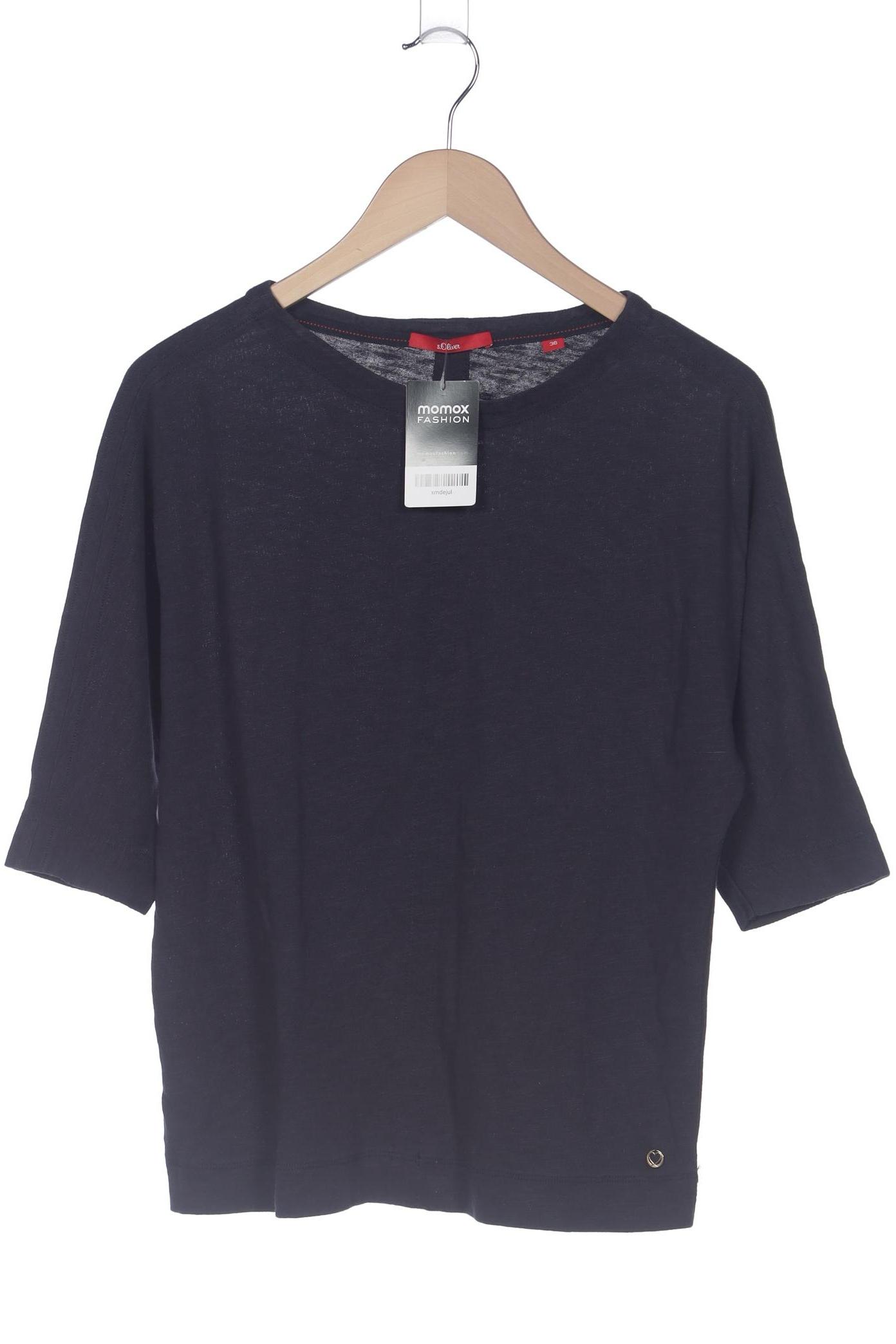 Thumbnail - s.Oliver Damen Langarmshirt, marineblau, Gr. 36