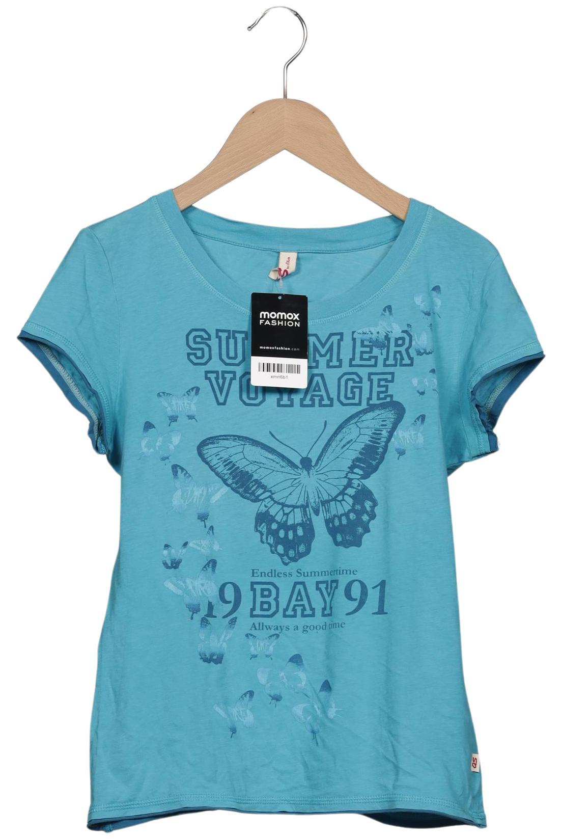 

s.Oliver Damen T-Shirt, blau, Gr. 38
