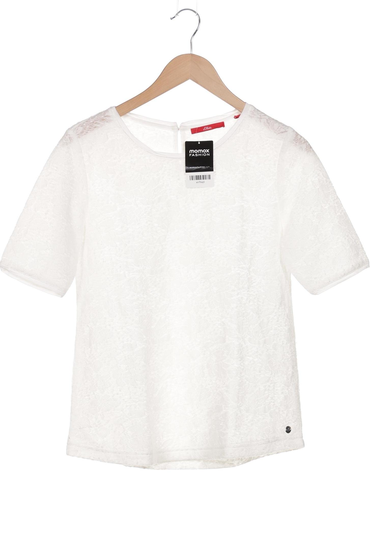 

s.Oliver Damen T-Shirt, weiß, Gr. 40