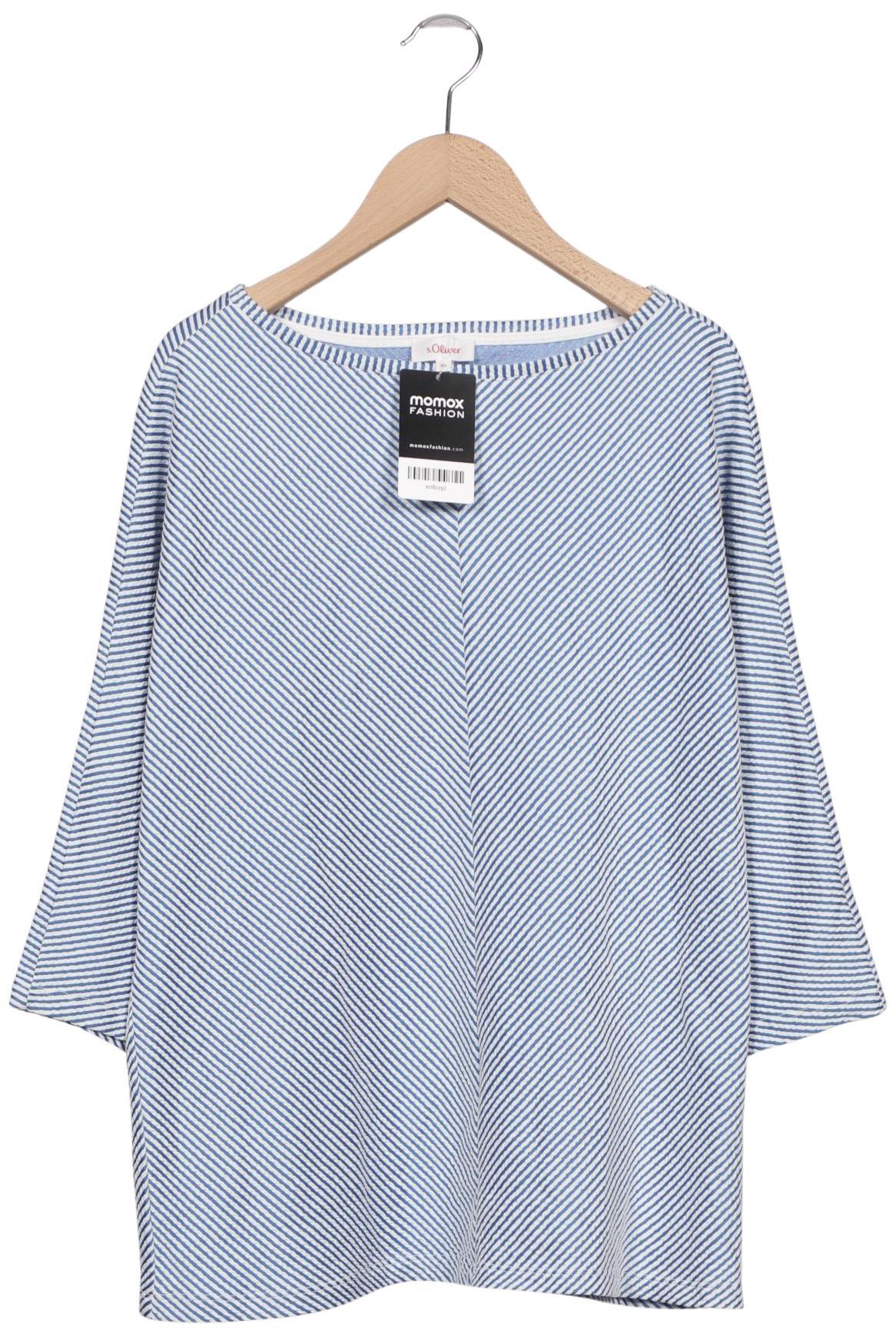 

s.Oliver Damen Langarmshirt, blau, Gr. 38