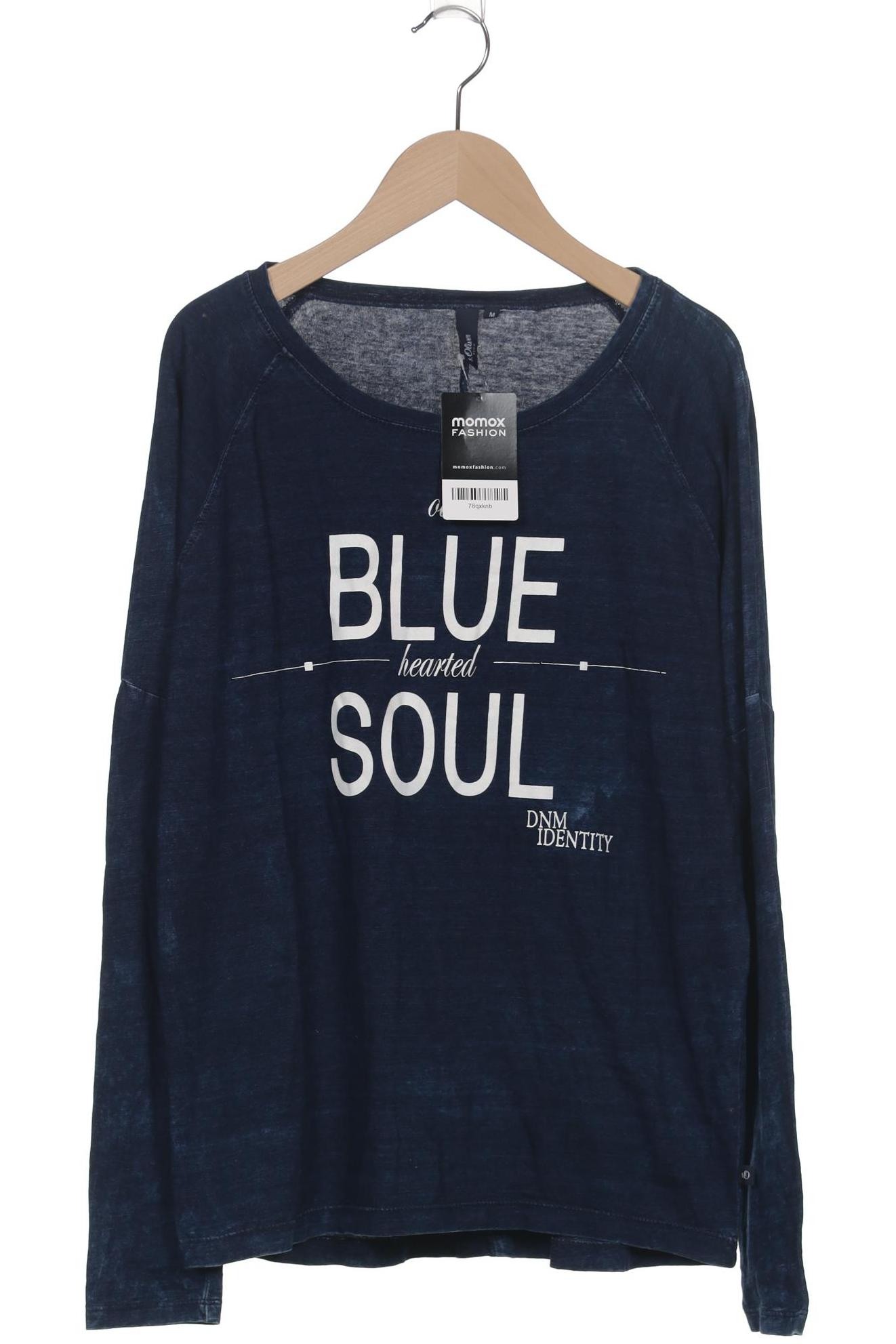 

s.Oliver Damen Langarmshirt, marineblau, Gr. 38