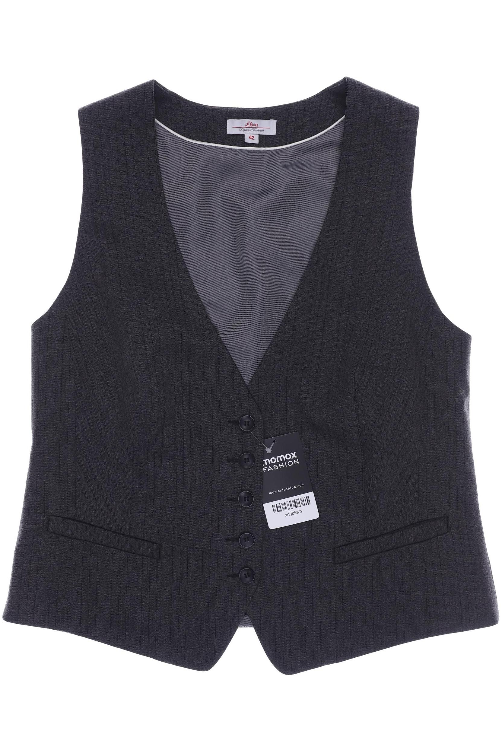 

s.Oliver Damen Weste, grau, Gr. 42