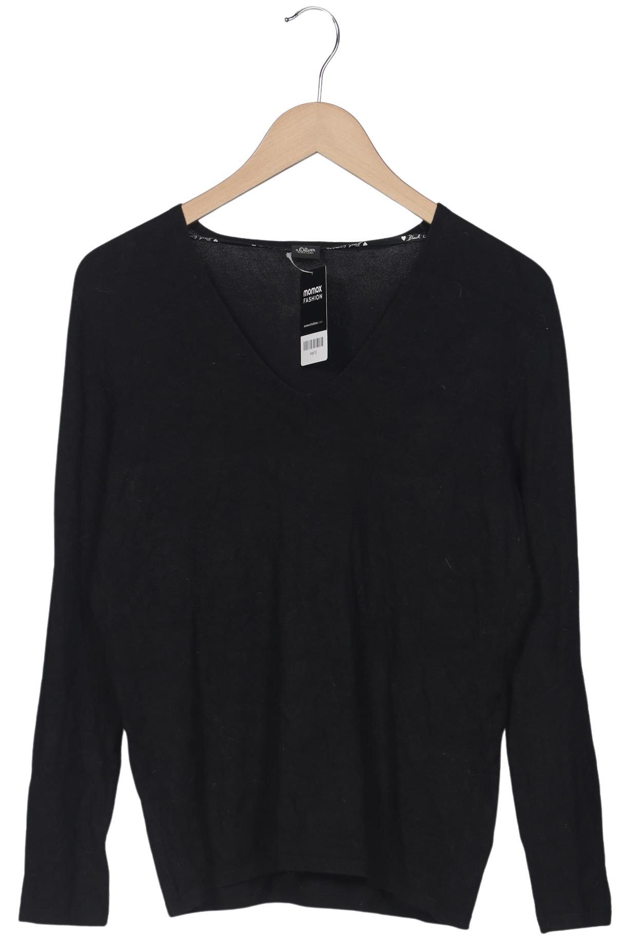 

s.Oliver Damen Pullover, schwarz, Gr. 42