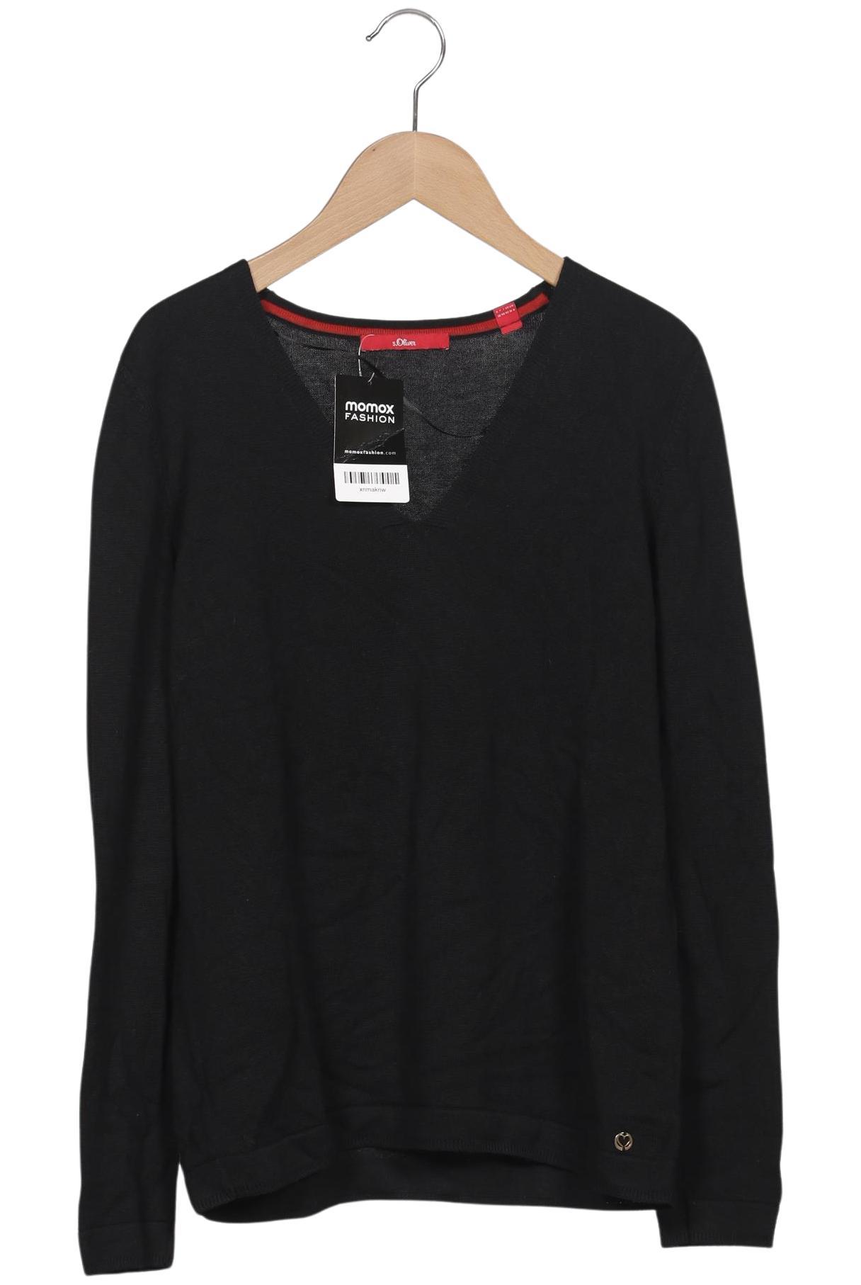 

s.Oliver Damen Pullover, schwarz, Gr. 38