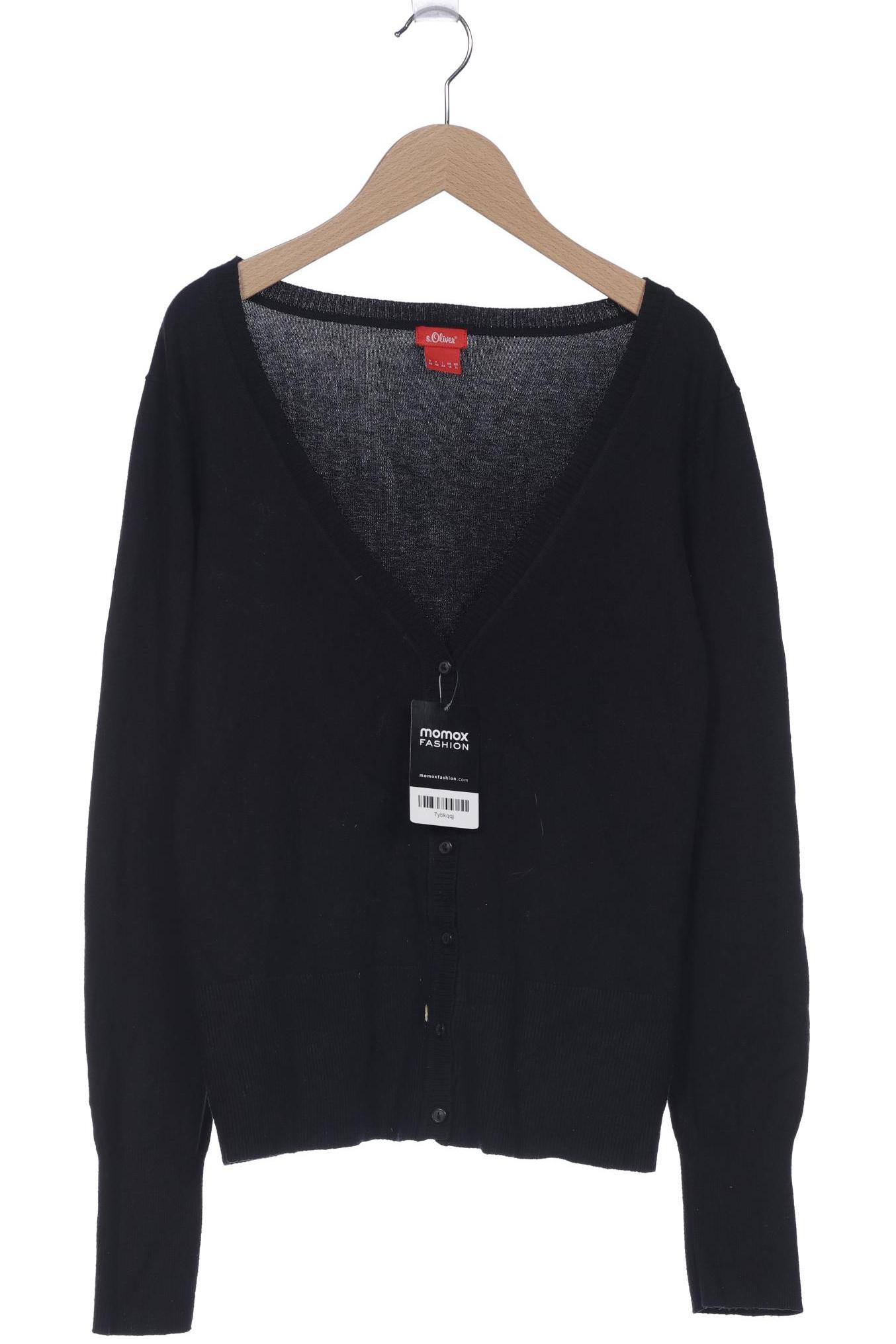 

s.Oliver Damen Strickjacke, schwarz